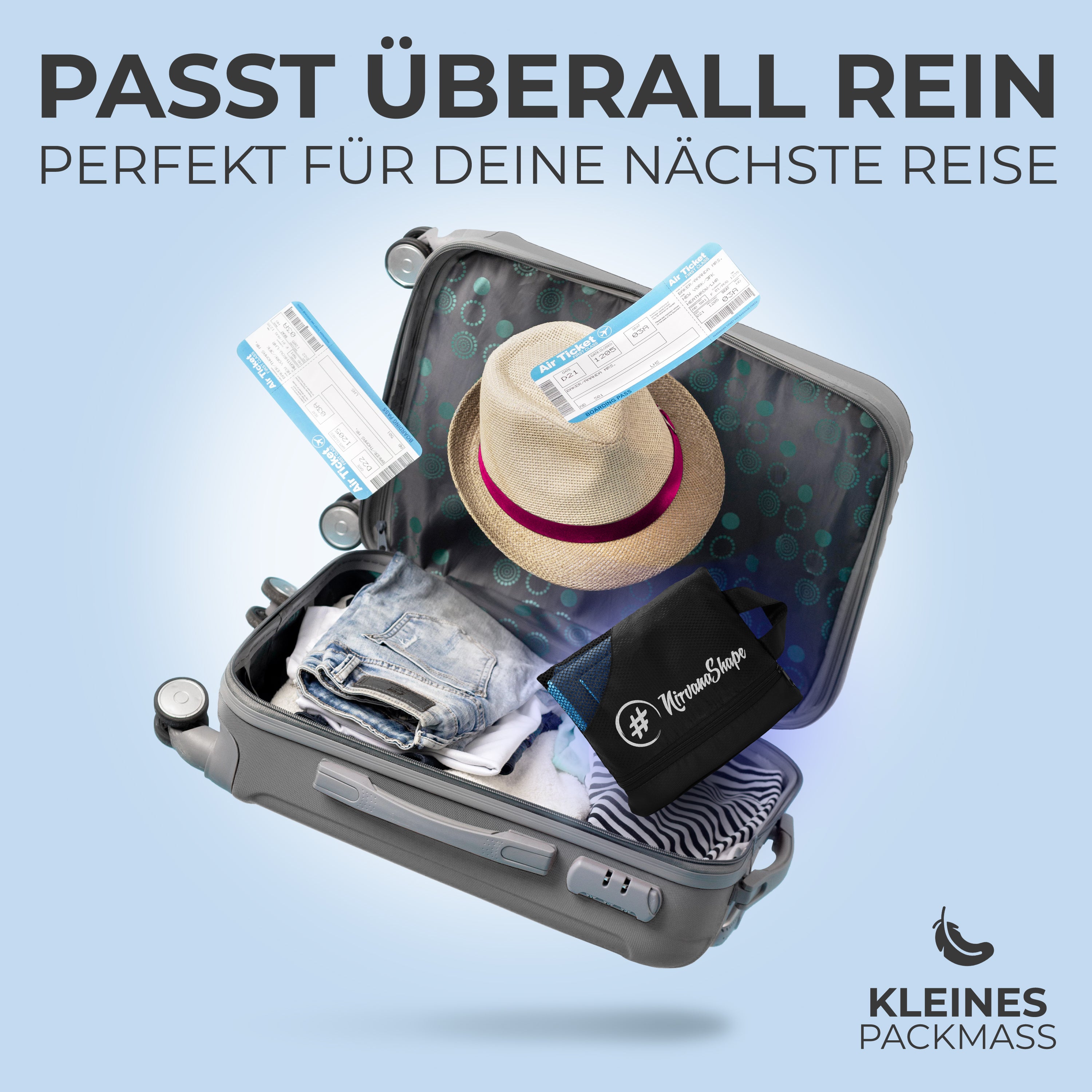Ultraleichte und schnelltrocknende Mikrofaser Handtücher