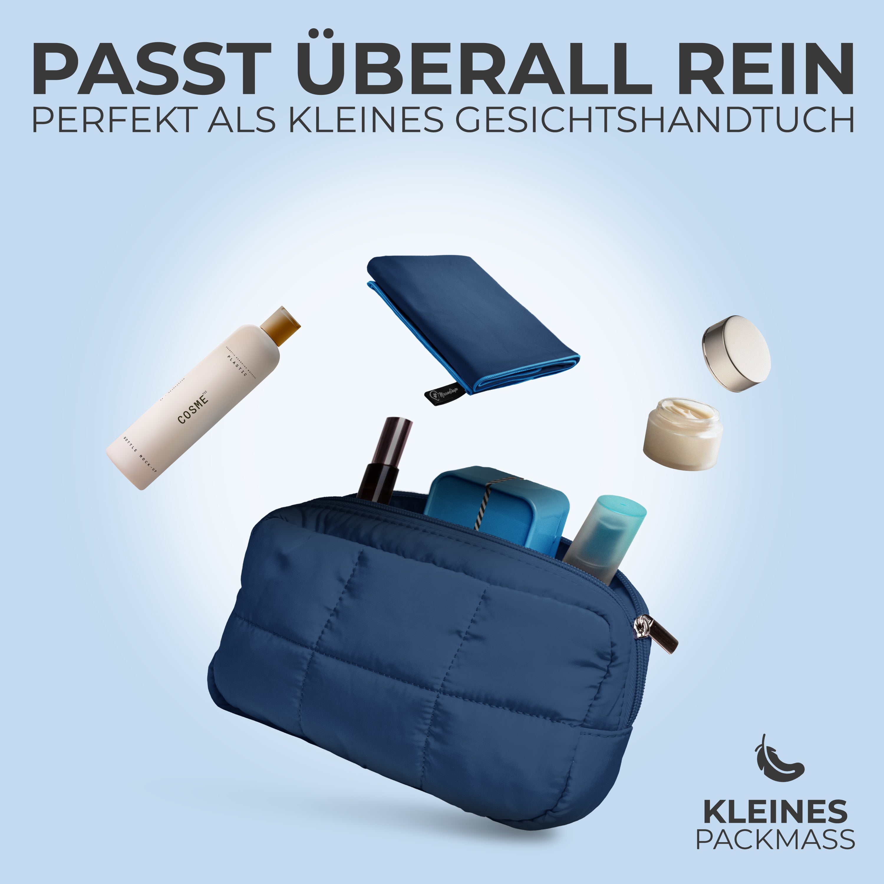 Ultraleichte und schnelltrocknende Mikrofaser Handtücher