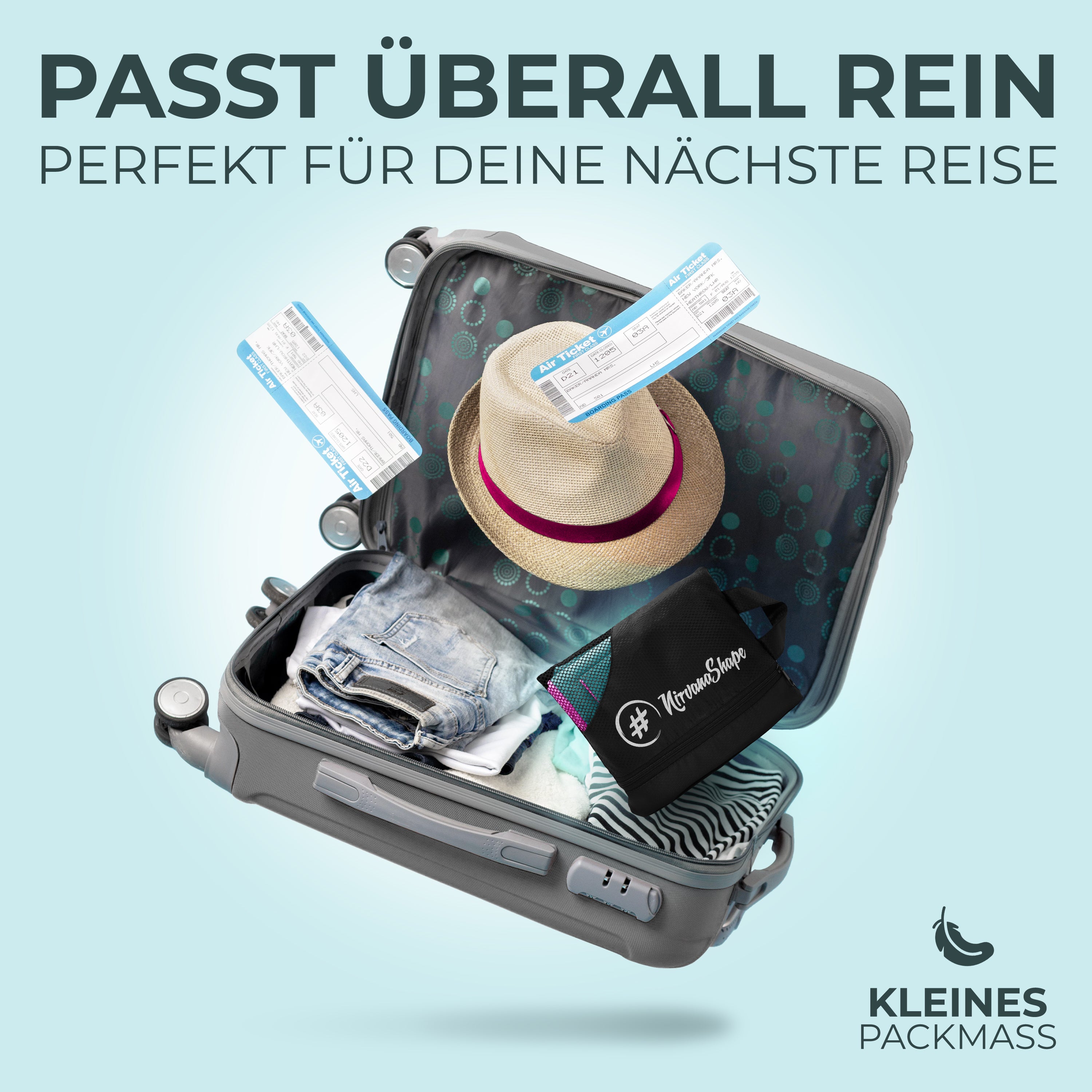 Ultraleichte und schnelltrocknende Mikrofaser Handtücher