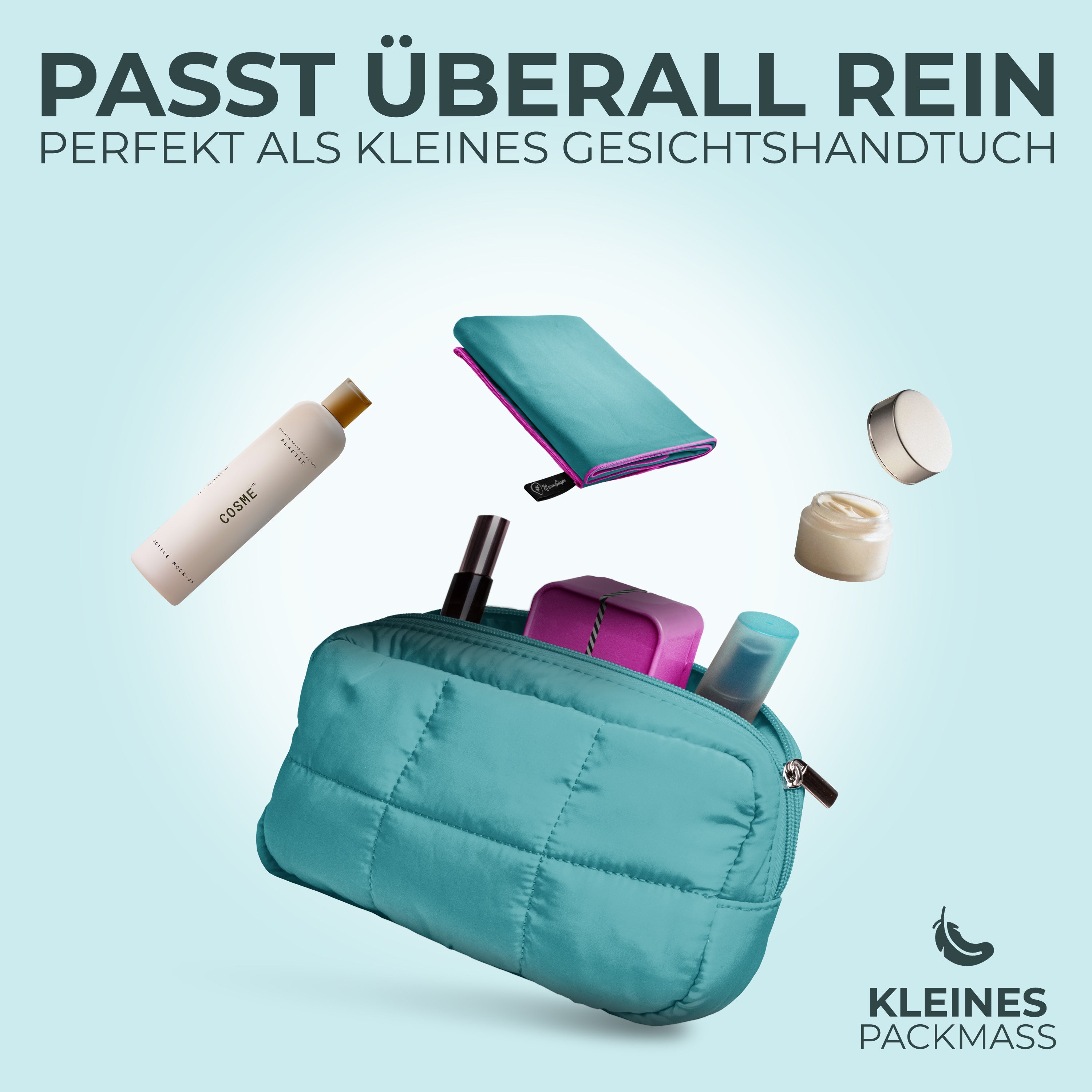 Ultraleichte und schnelltrocknende Mikrofaser Handtücher
