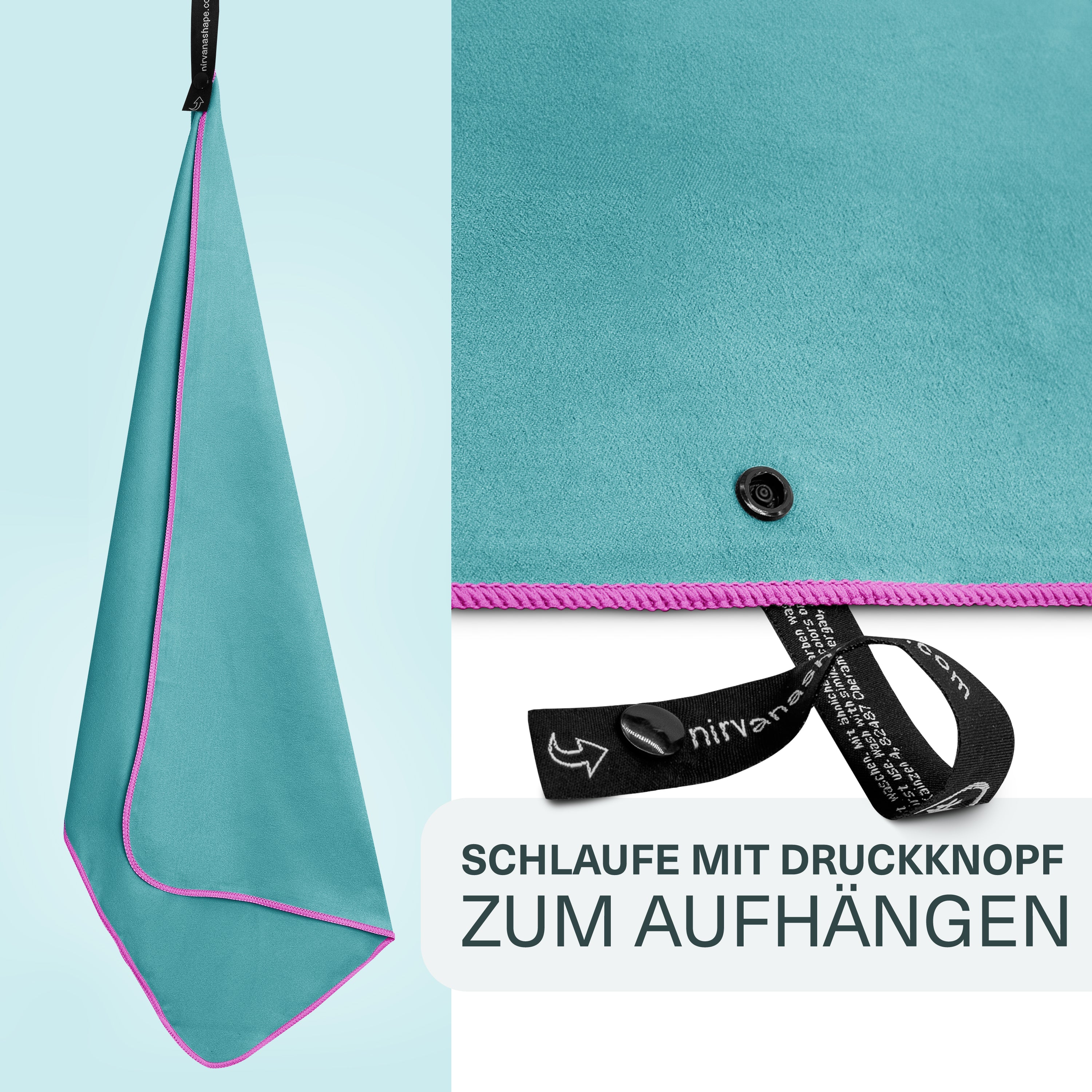Ultraleichte und schnelltrocknende Mikrofaser Handtücher