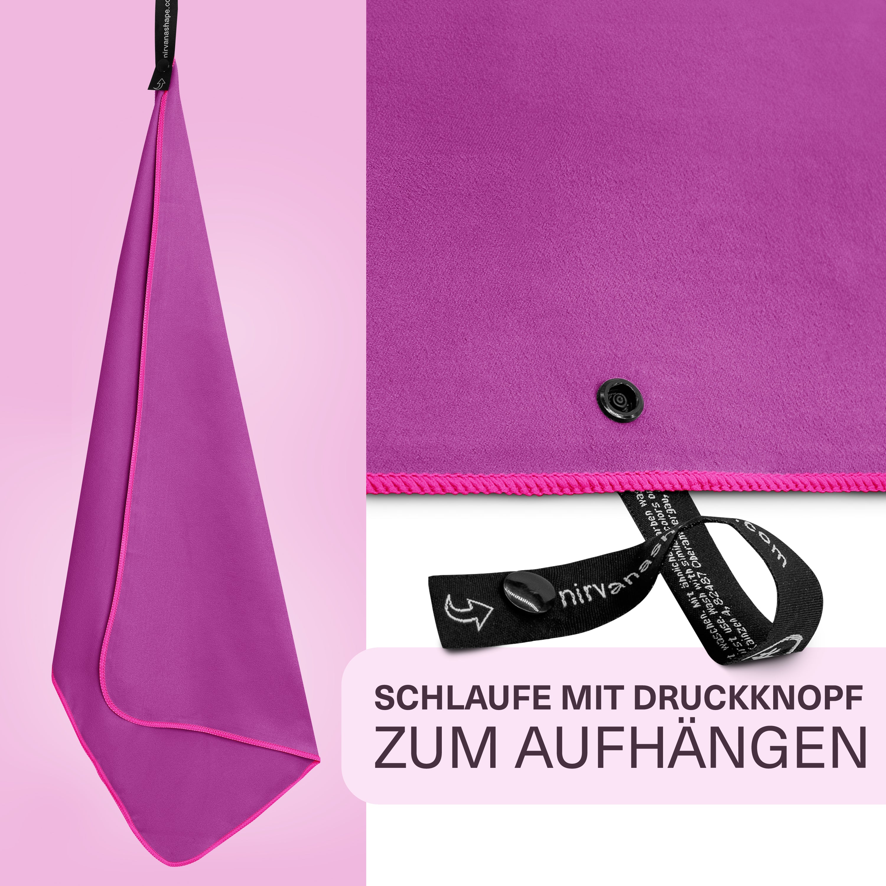 Ultraleichte und schnelltrocknende Mikrofaser Handtücher
