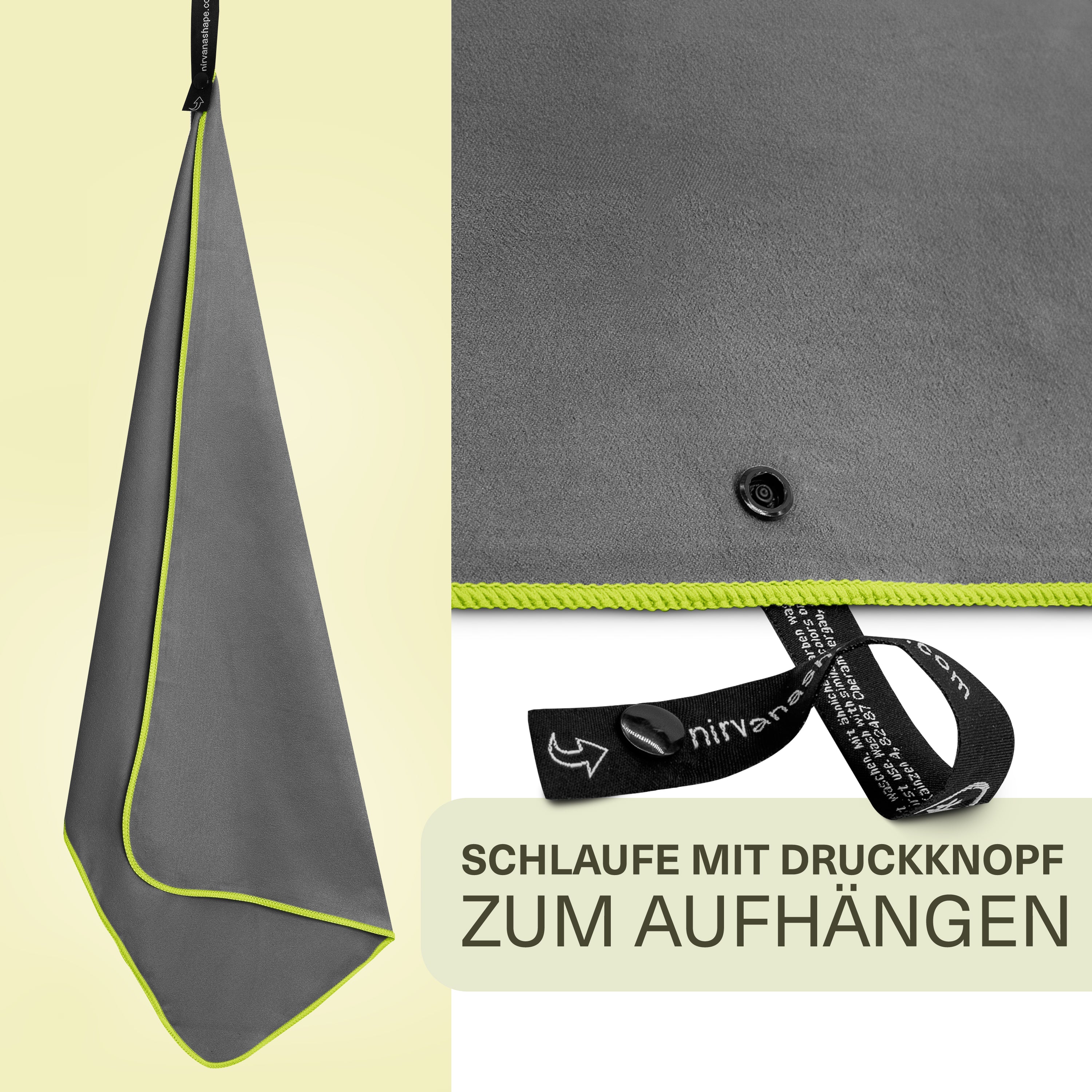 Ultraleichte und schnelltrocknende Mikrofaser Handtücher
