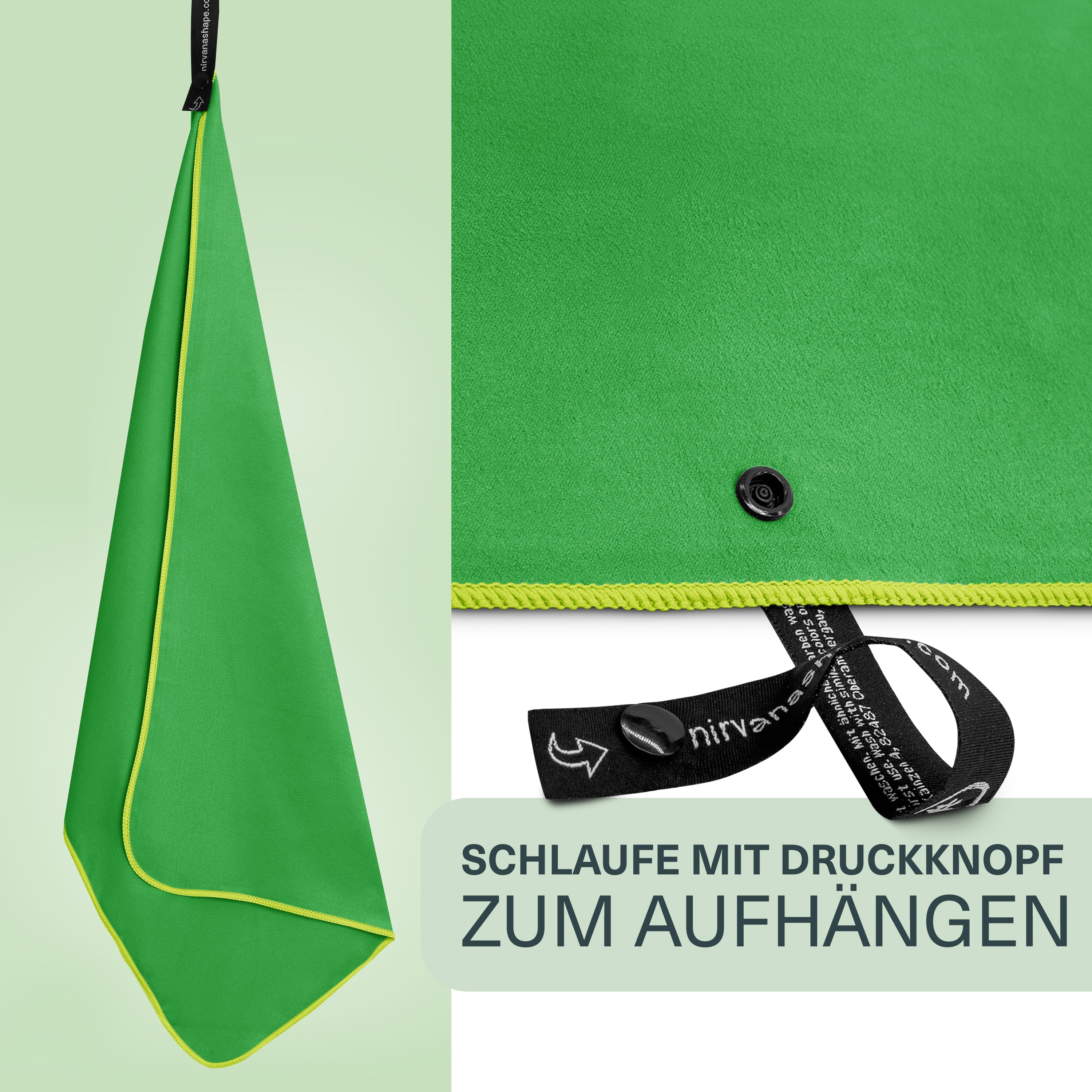 Ultraleichte und schnelltrocknende Mikrofaser Handtücher