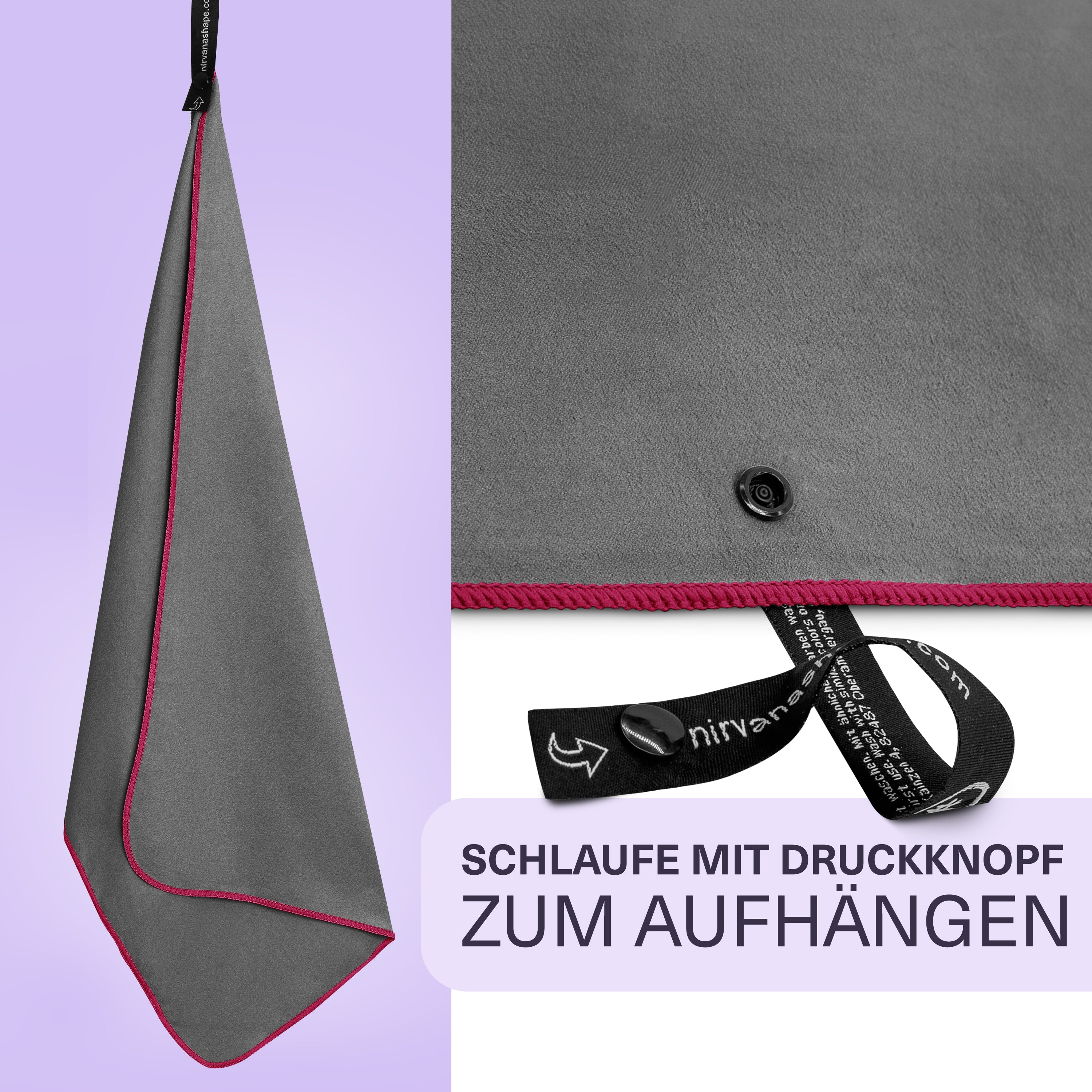 Ultraleichte und schnelltrocknende Mikrofaser Handtücher