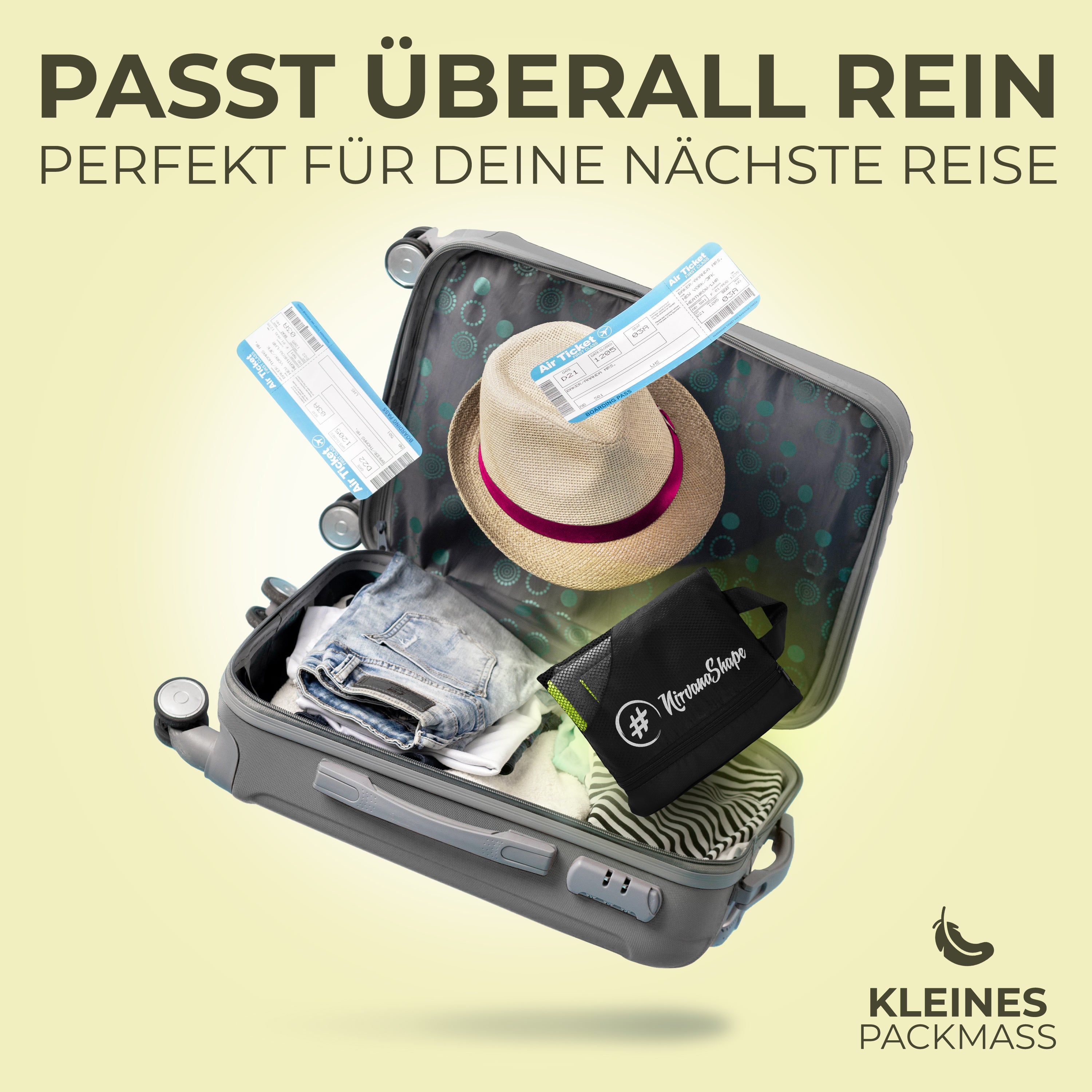 Ultraleichte und schnelltrocknende Mikrofaser Handtücher