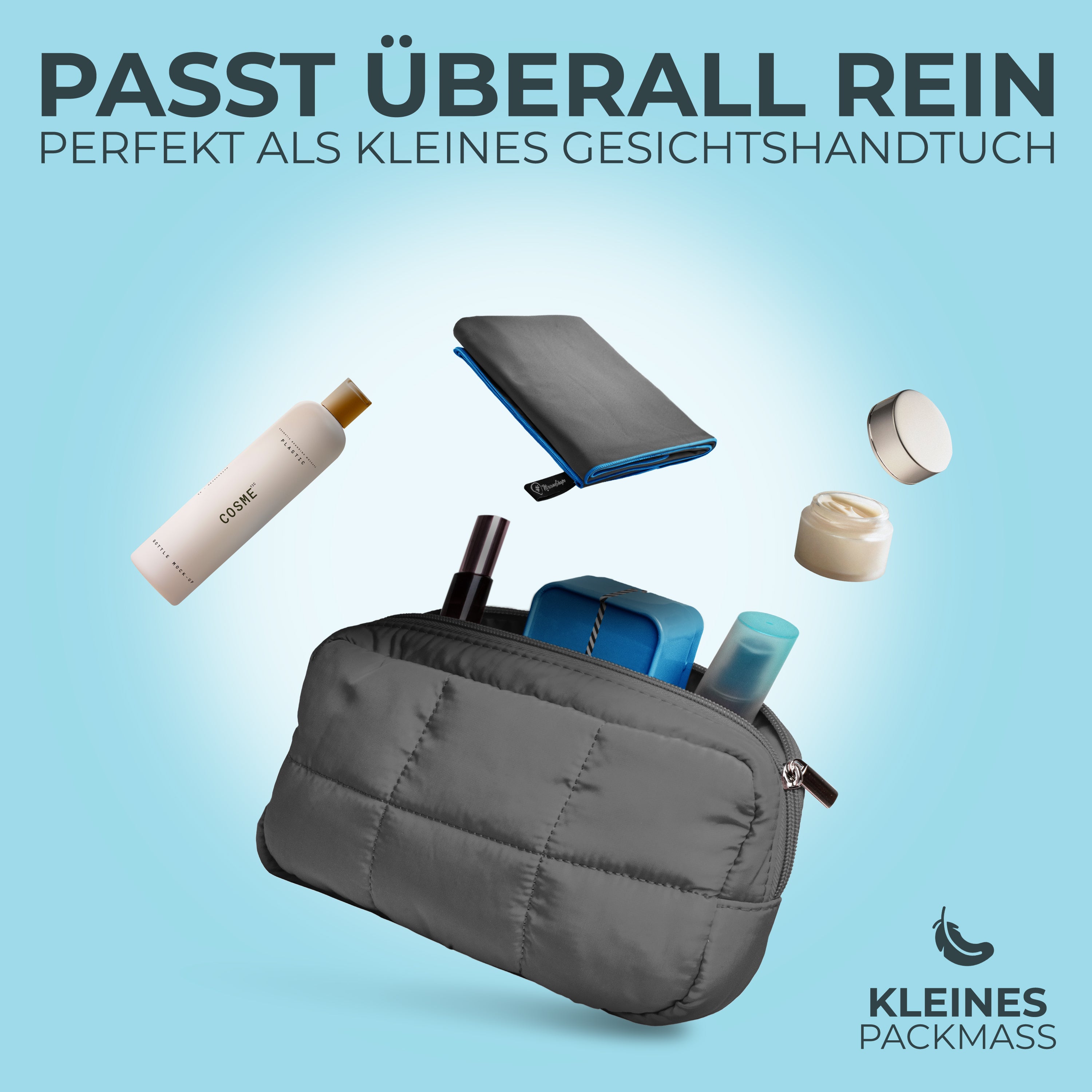 Ultraleichte und schnelltrocknende Mikrofaser Handtücher
