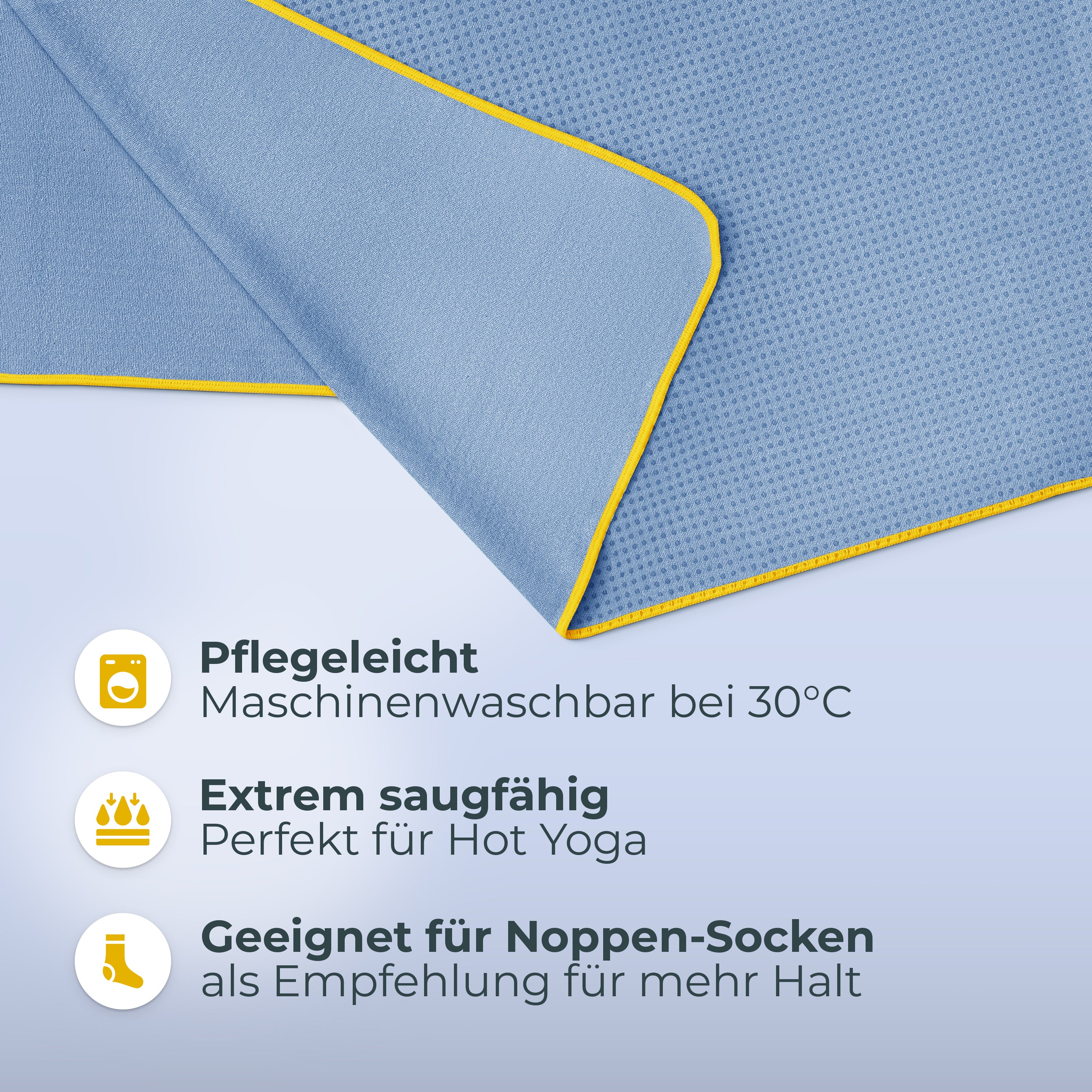 Rutschfestes Yoga Handtuch