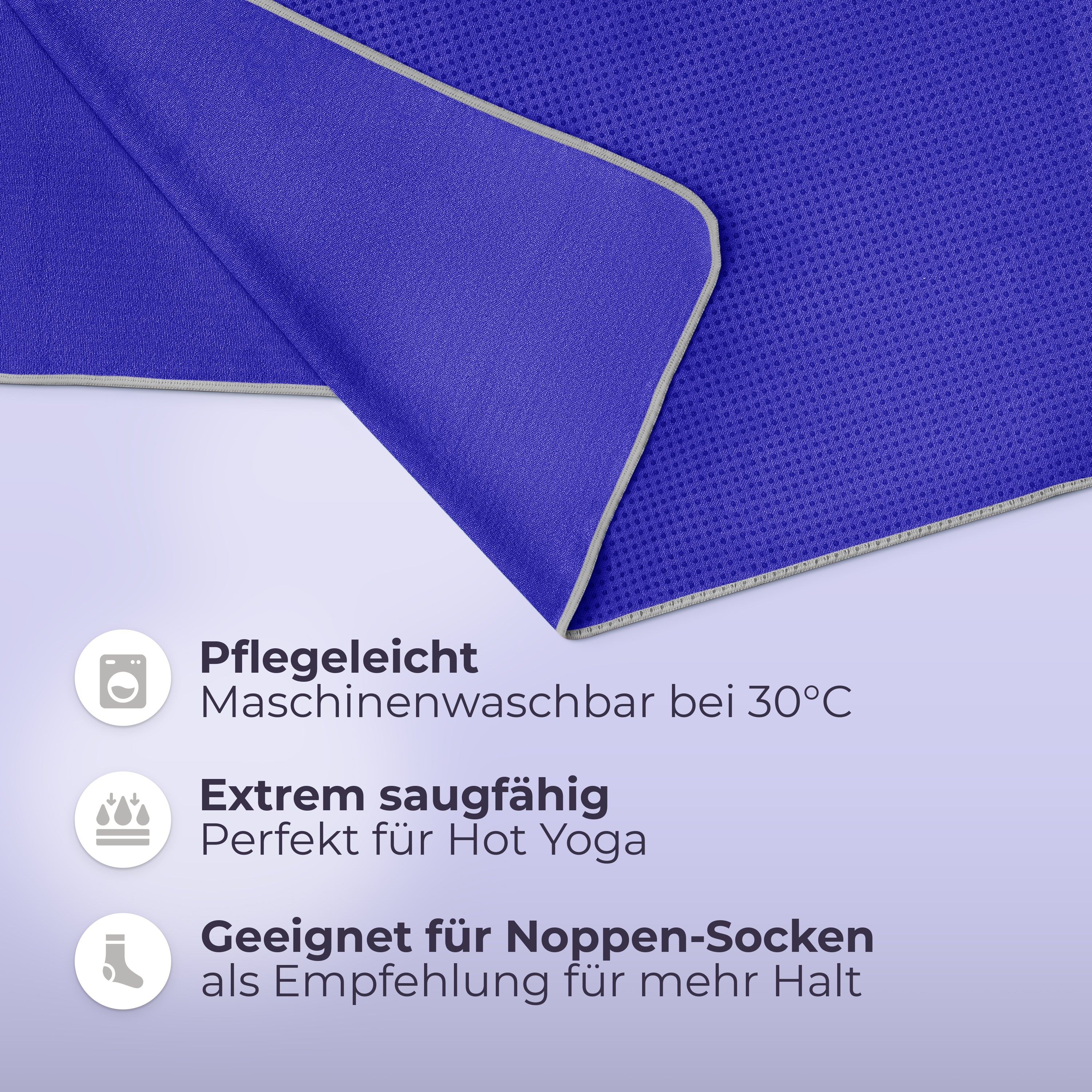 Rutschfestes Yoga Handtuch