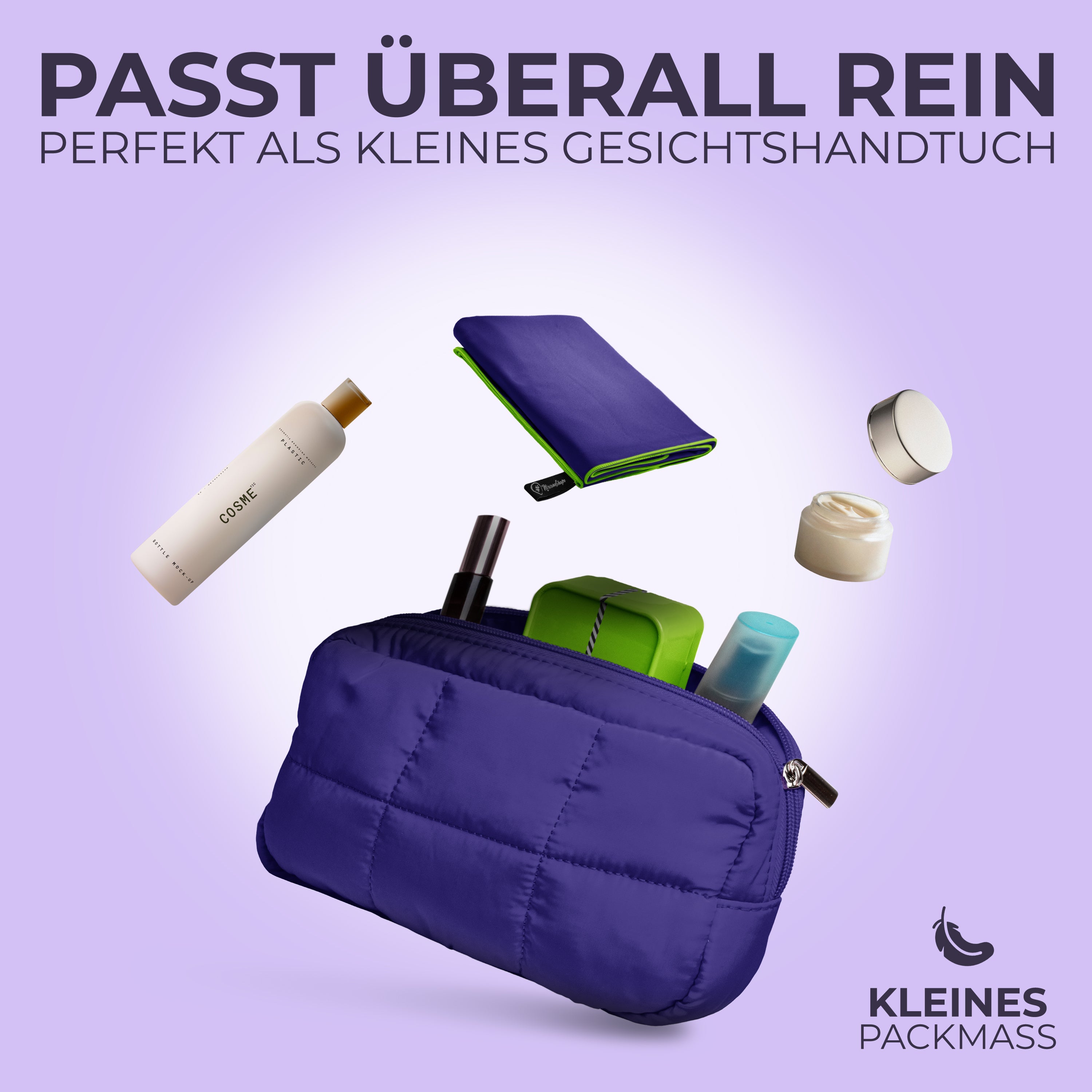 Ultraleichte und schnelltrocknende Mikrofaser Handtücher