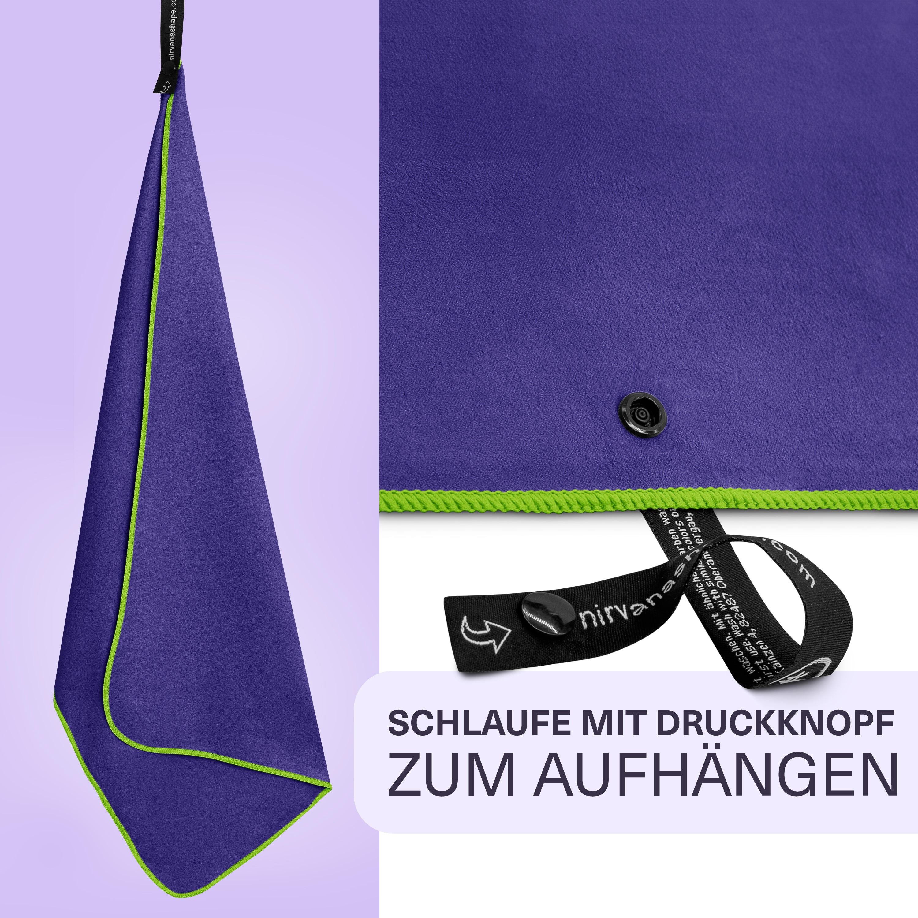 Ultraleichte und schnelltrocknende Mikrofaser Handtücher