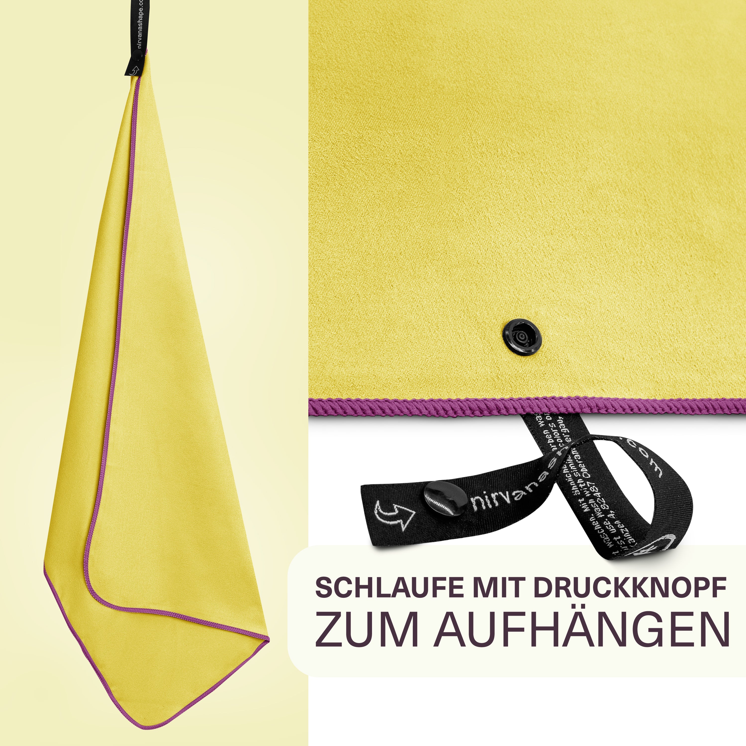 Ultraleichte und schnelltrocknende Mikrofaser Handtücher
