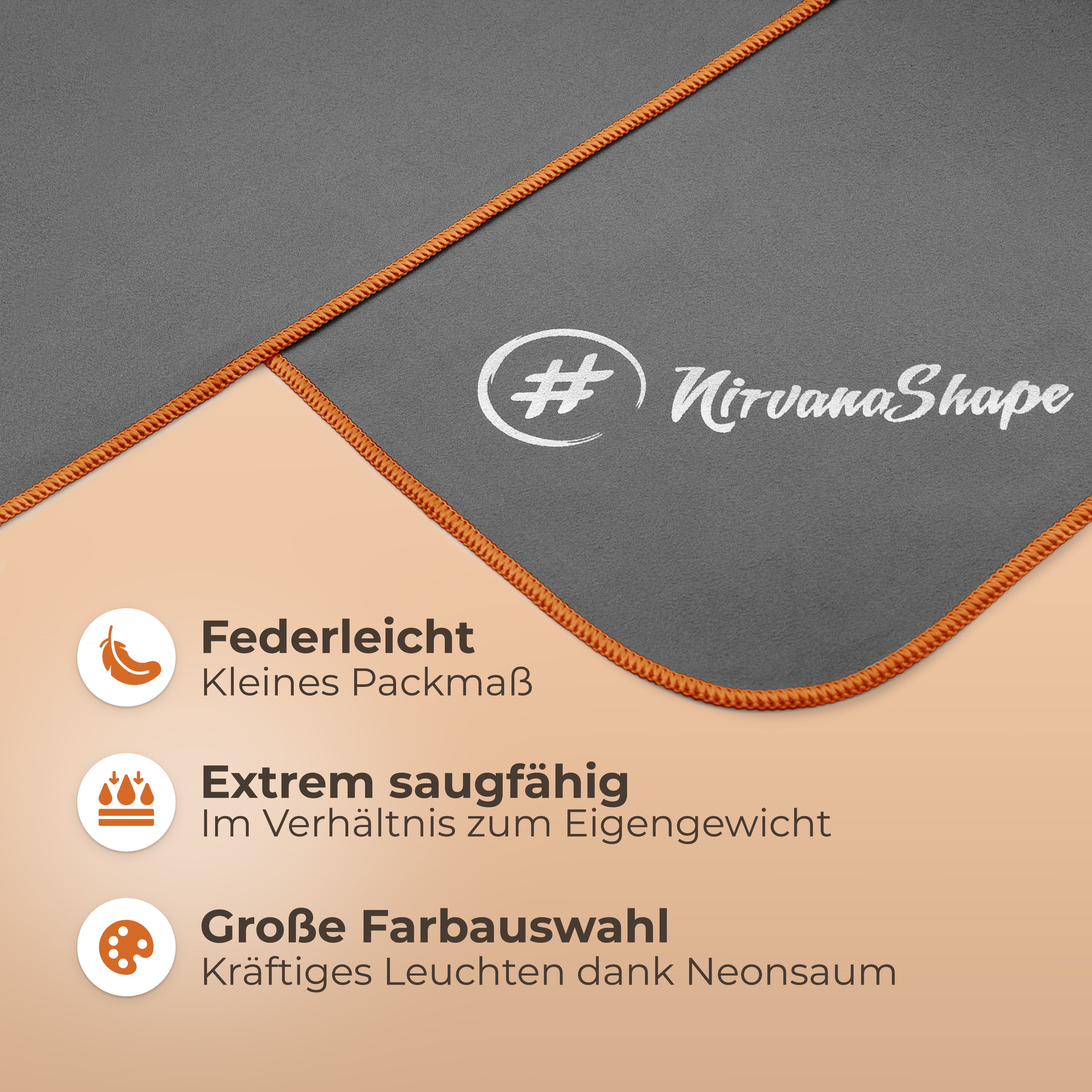 Schnelltrocknendes Reise Handtuch