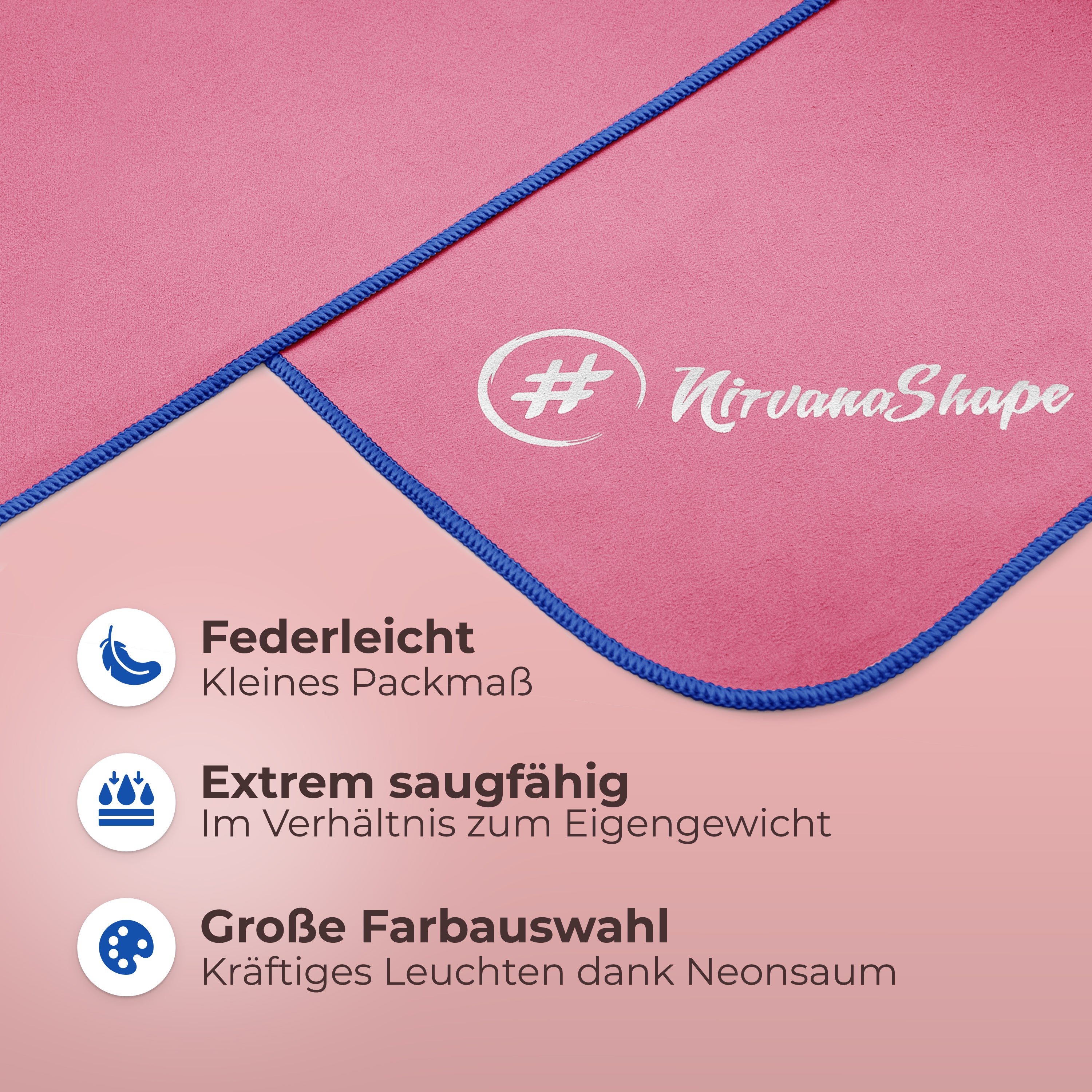 Schnelltrocknendes Reise Handtuch