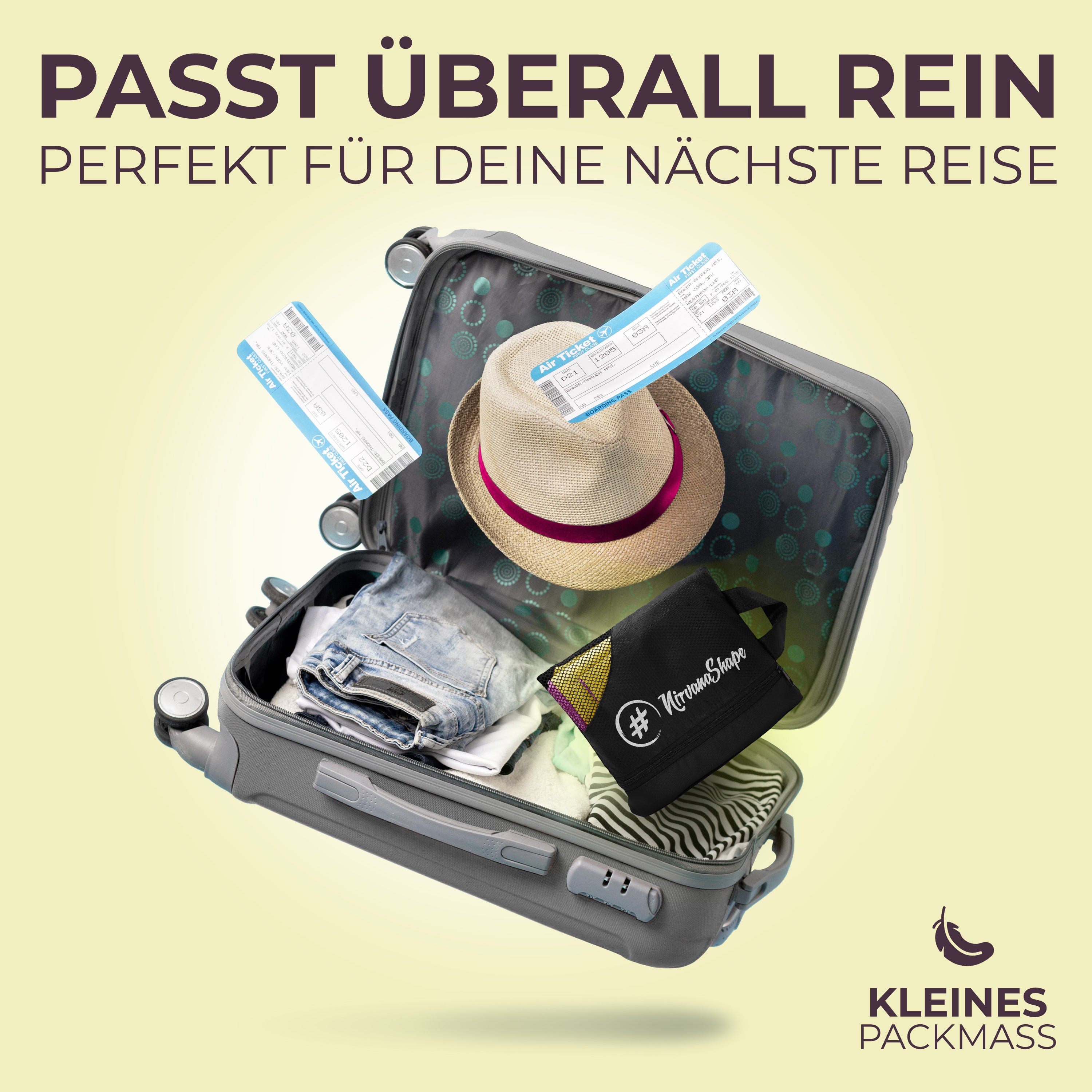 Ultraleichte und schnelltrocknende Mikrofaser Handtücher