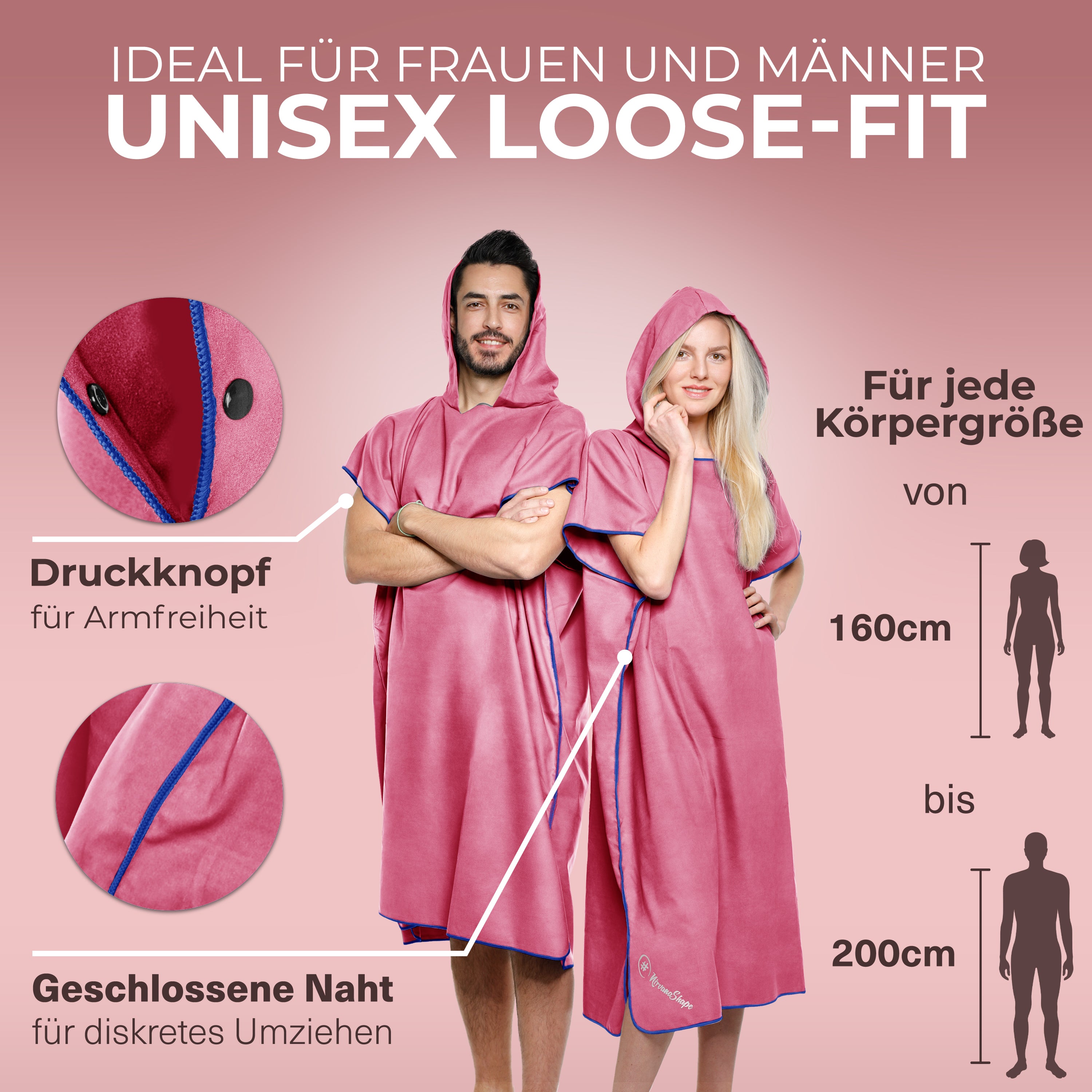 Vielseitiger und Kompakter Surfponcho