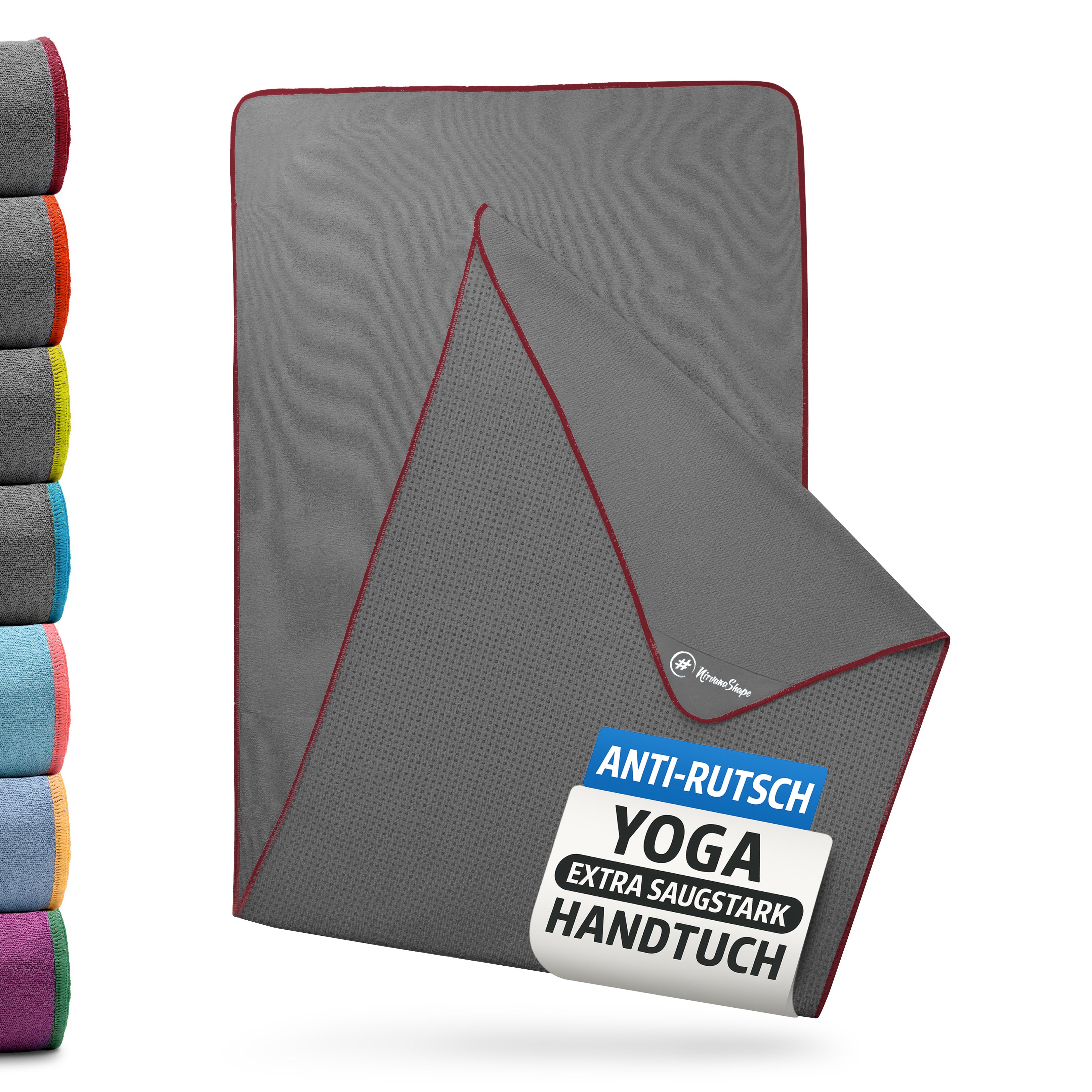 Rutschfestes Yoga Handtuch