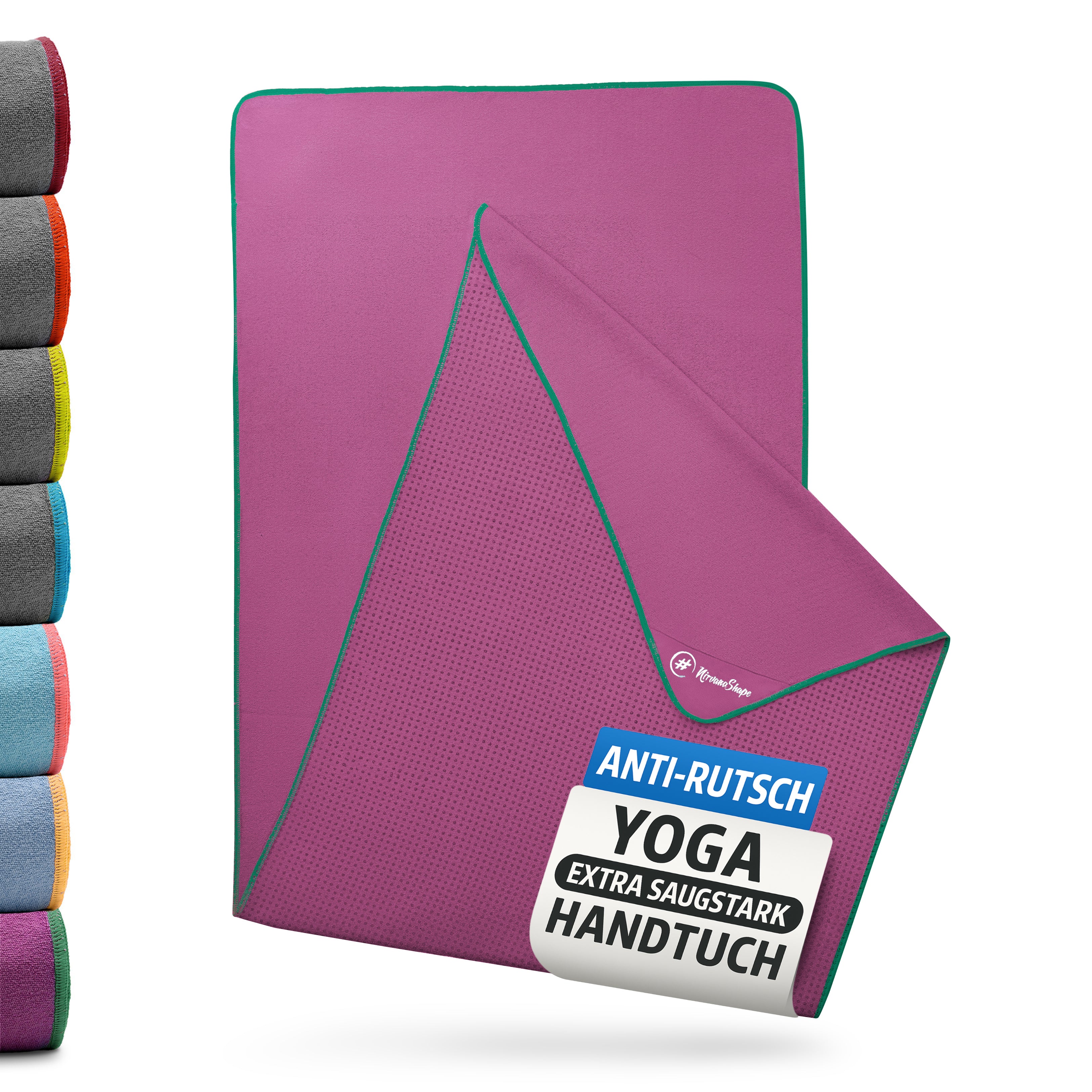 Rutschfestes Yoga Handtuch