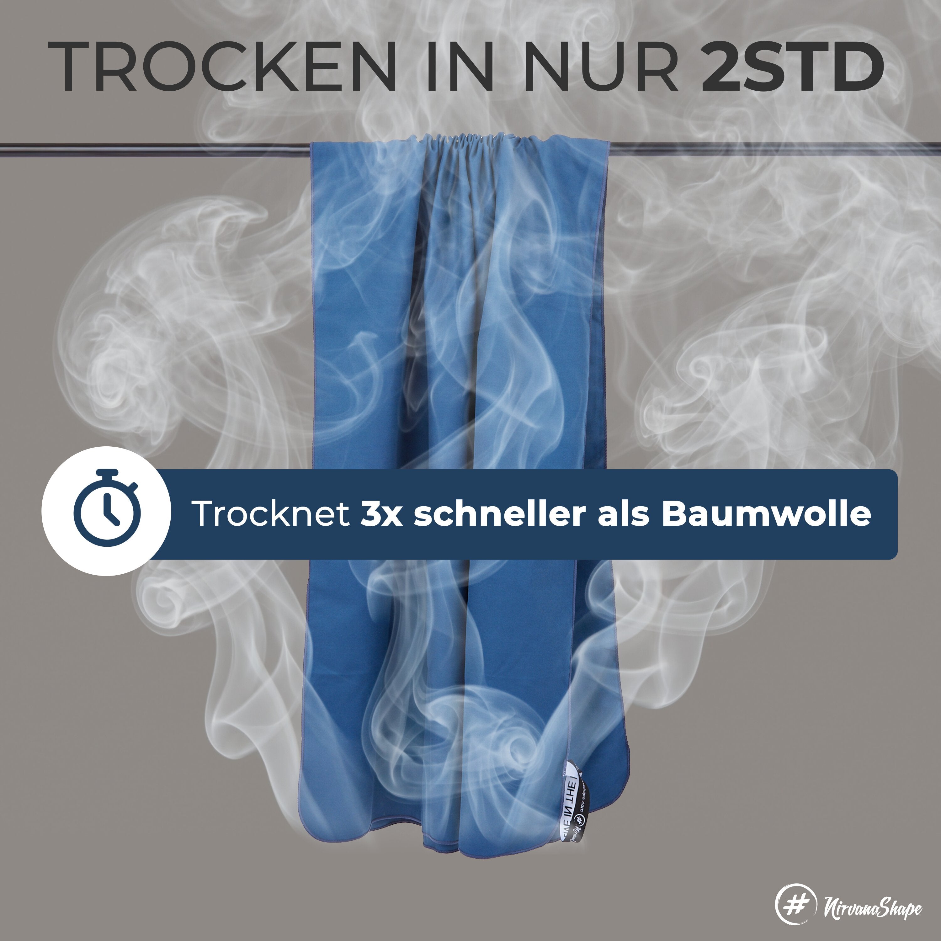 Strandtuch XXL - Strandhandtuch, Mikrofaser Badetuch, Handtuch