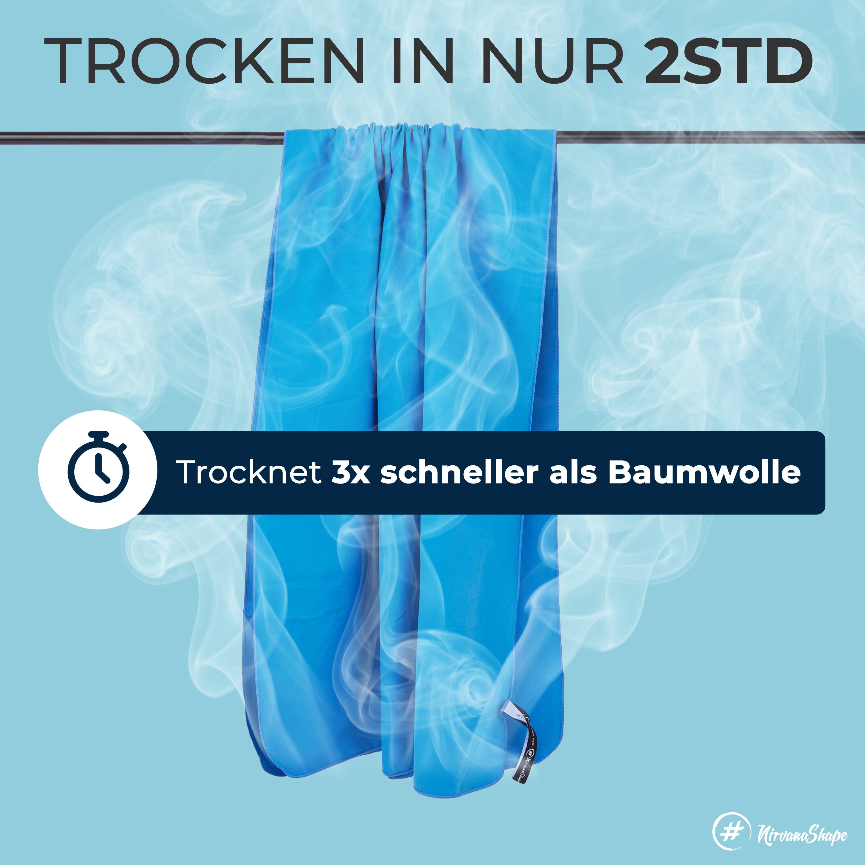 Strandtuch XXL - Strandhandtuch, Mikrofaser Badetuch, Handtuch
