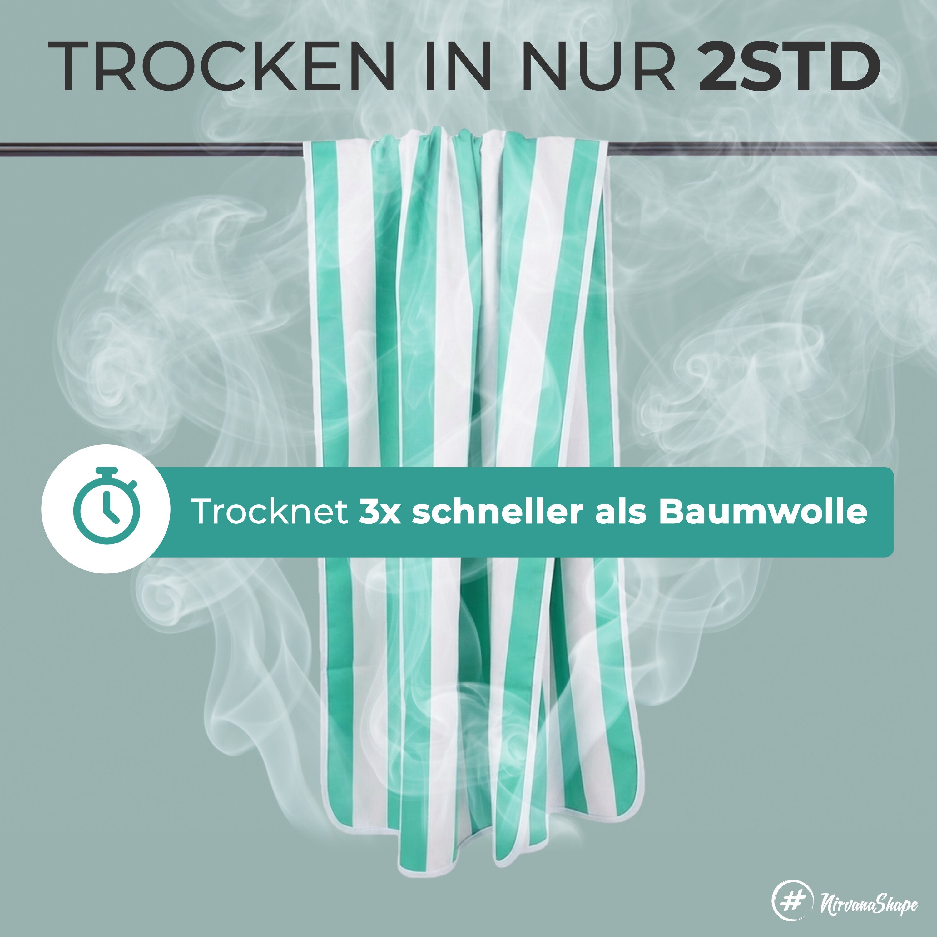 Strandtuch XXL - Strandhandtuch, Mikrofaser Badetuch, Handtuch