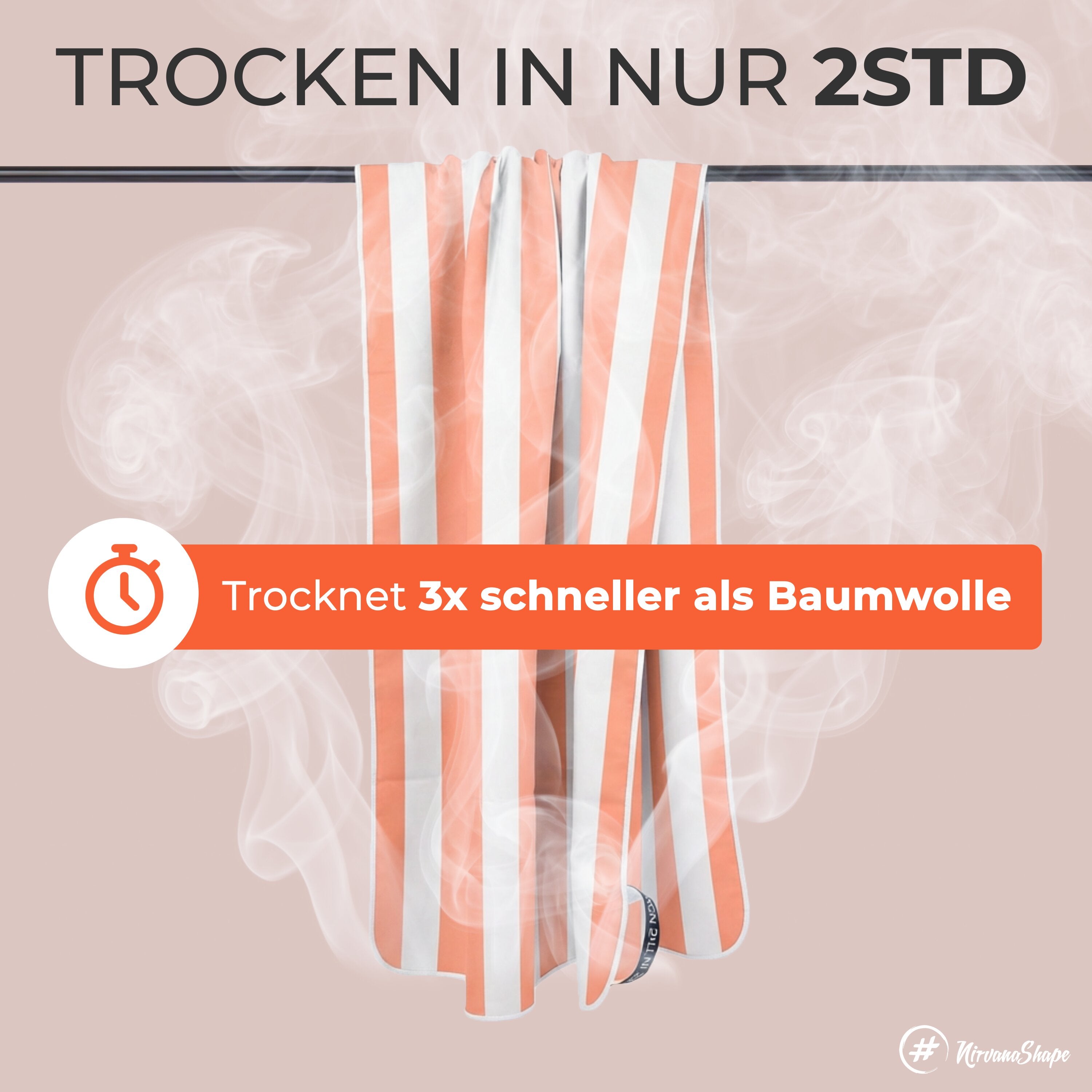 Strandtuch XXL - Strandhandtuch, Mikrofaser Badetuch, Handtuch