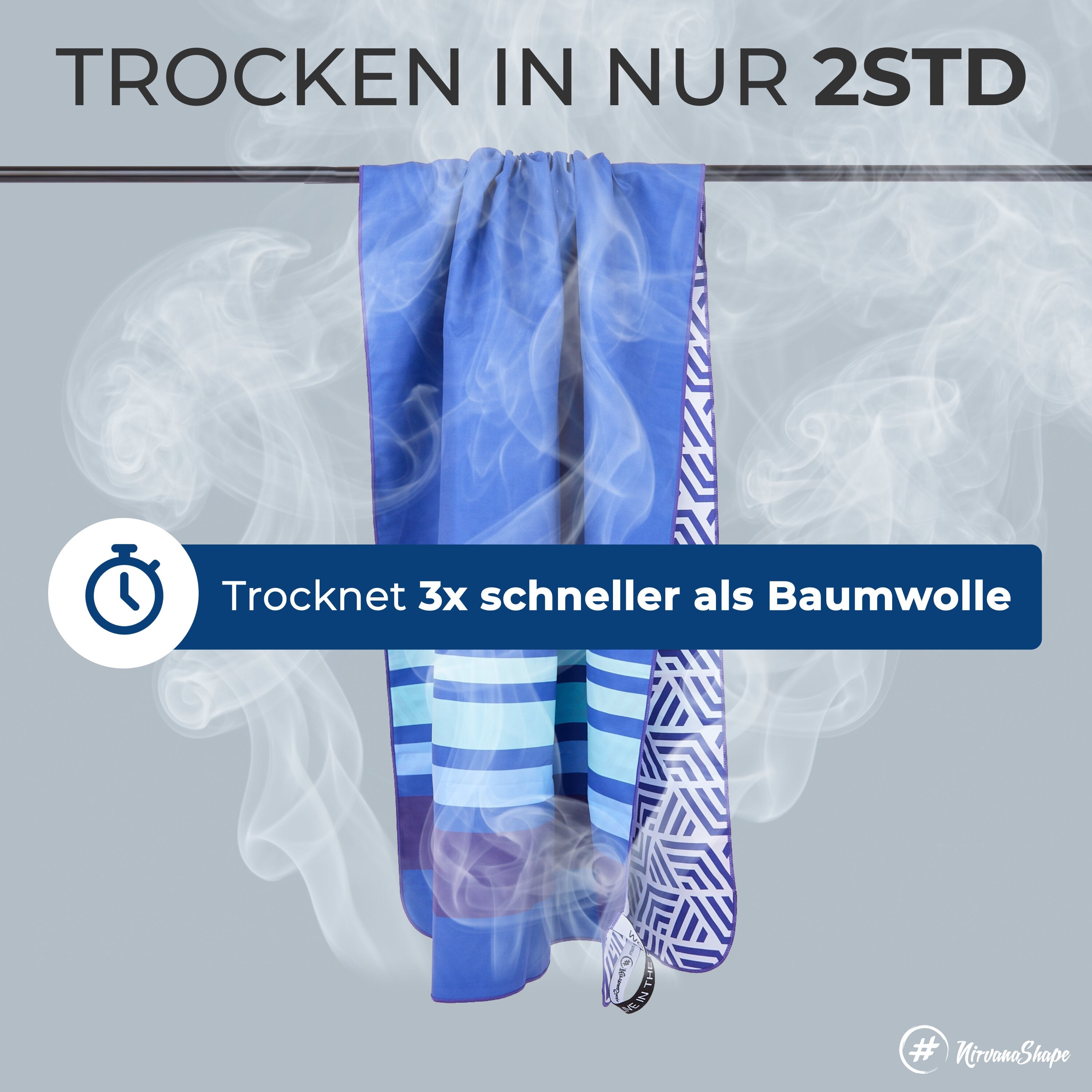 Strandtuch XXL - Strandhandtuch, Mikrofaser Badetuch, Handtuch