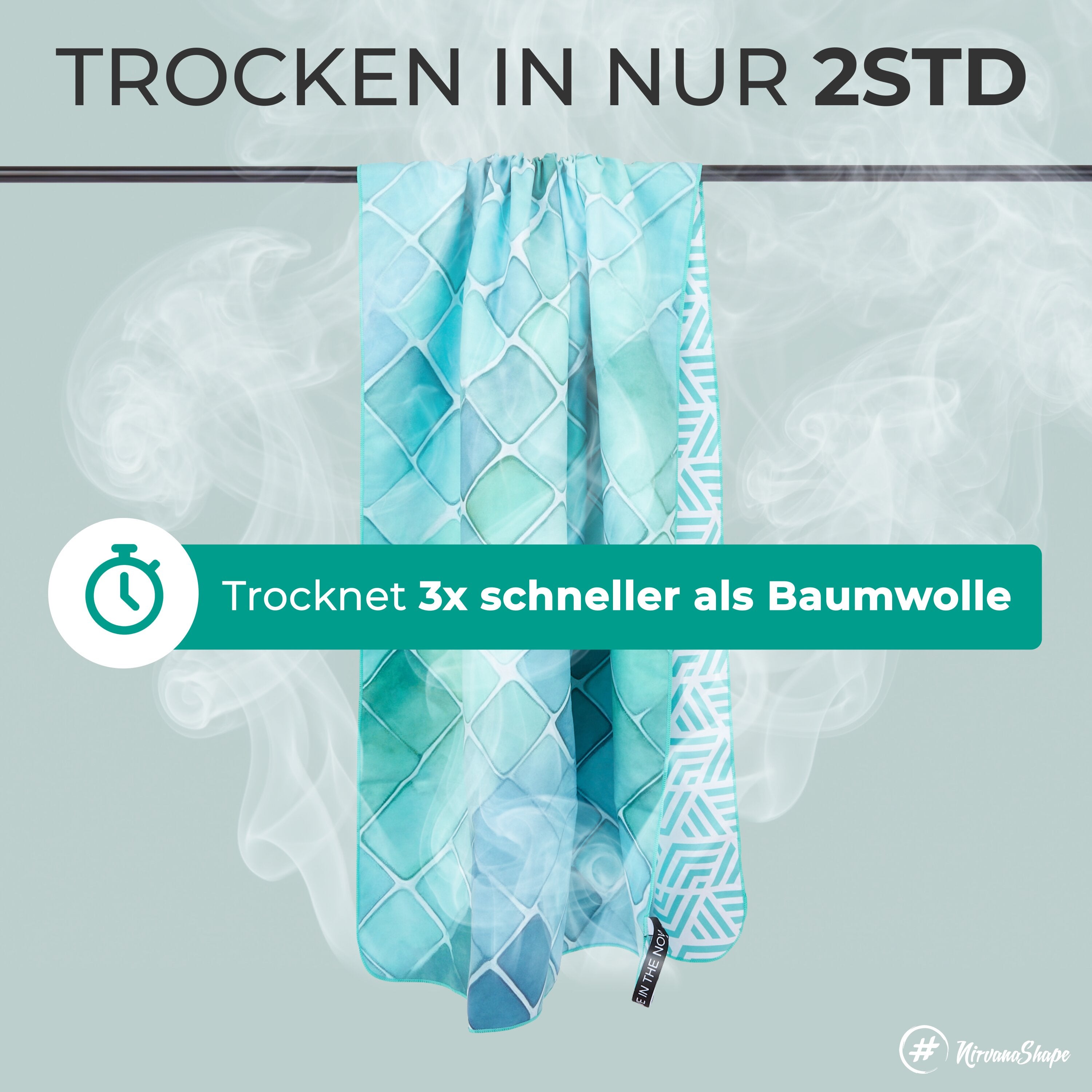Strandtuch XXL - Strandhandtuch, Mikrofaser Badetuch, Handtuch