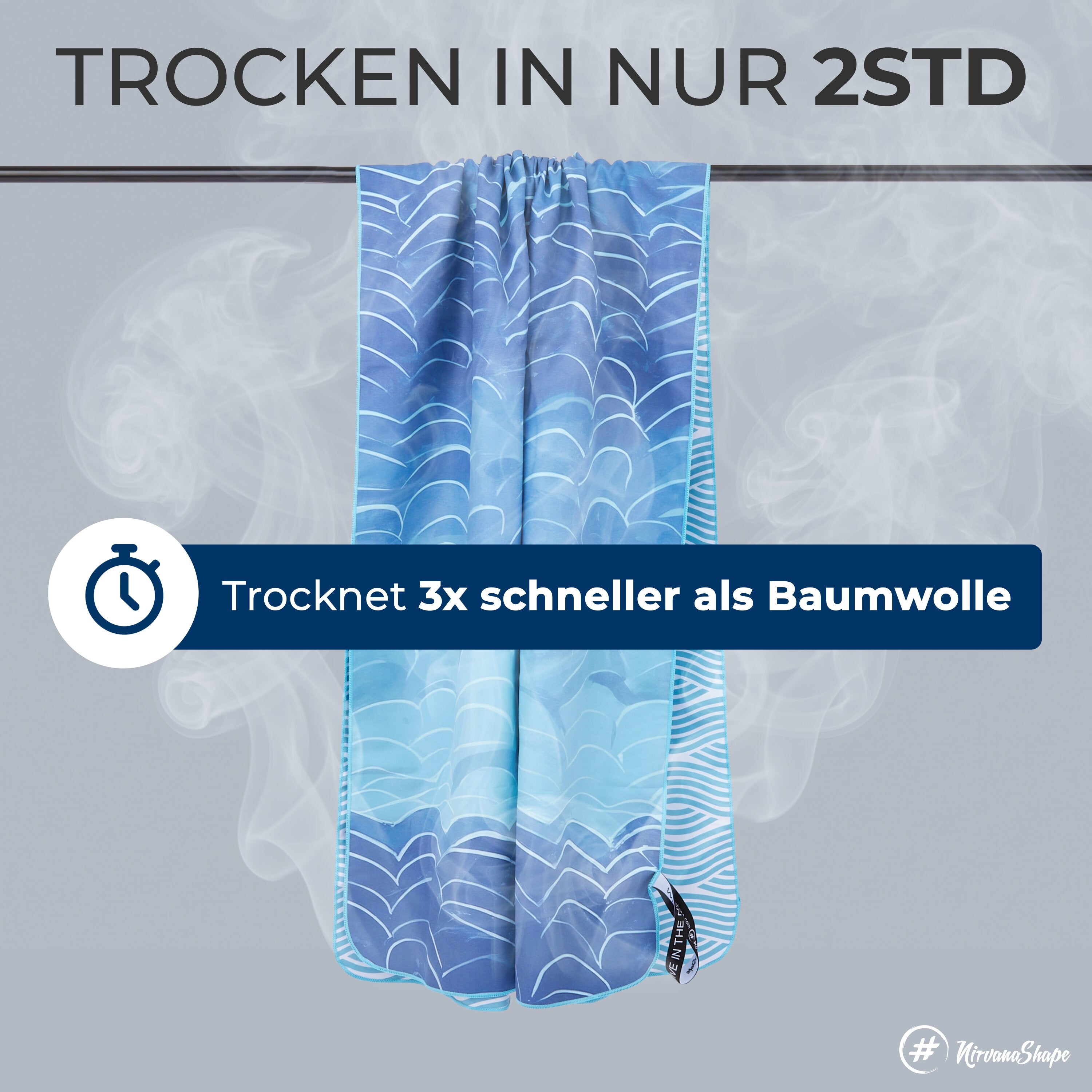 Strandtuch XXL - Strandhandtuch, Mikrofaser Badetuch, Handtuch