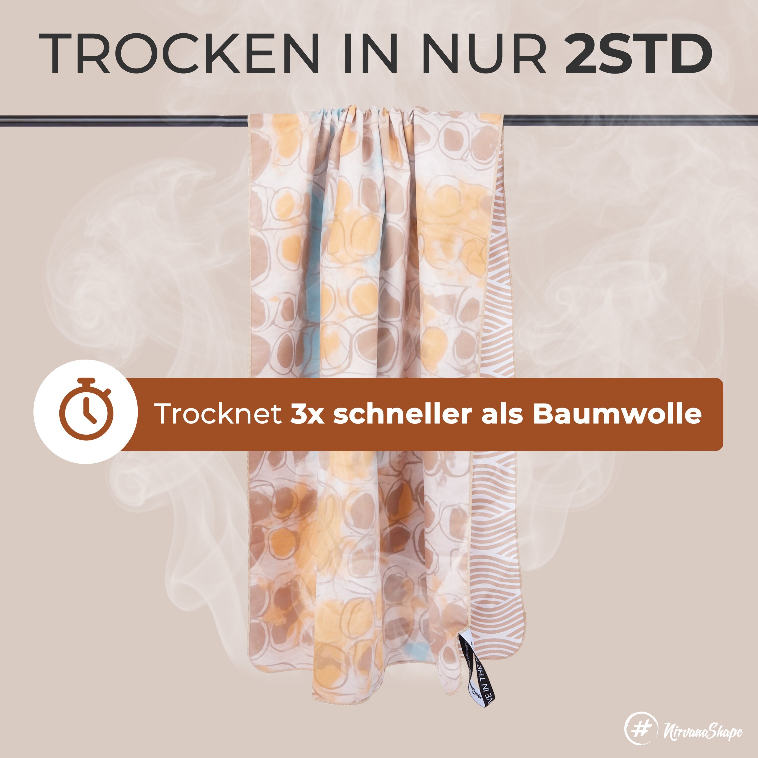 Strandtuch XXL - Strandhandtuch, Mikrofaser Badetuch, Handtuch