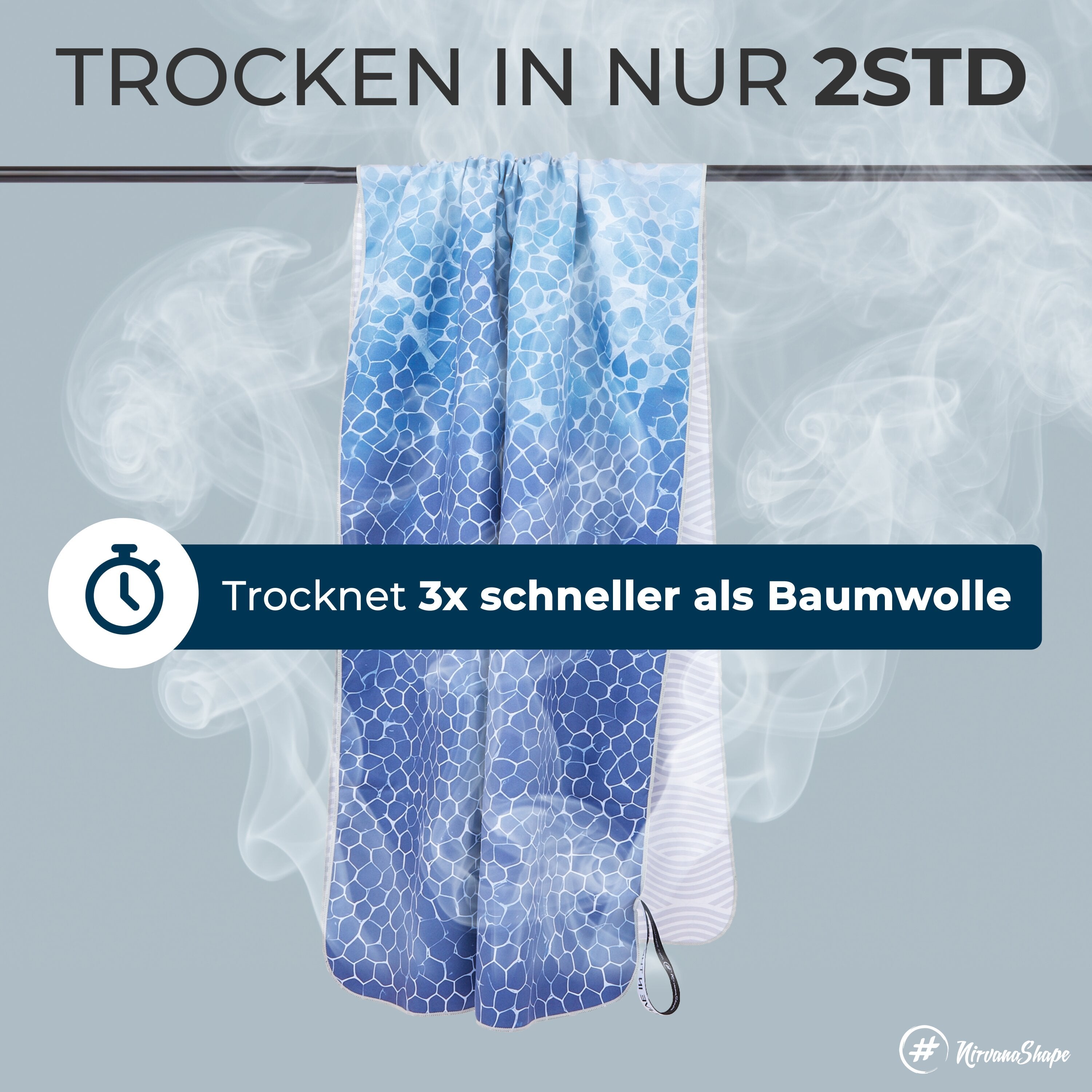 Strandtuch XXL - Strandhandtuch, Mikrofaser Badetuch, Handtuch