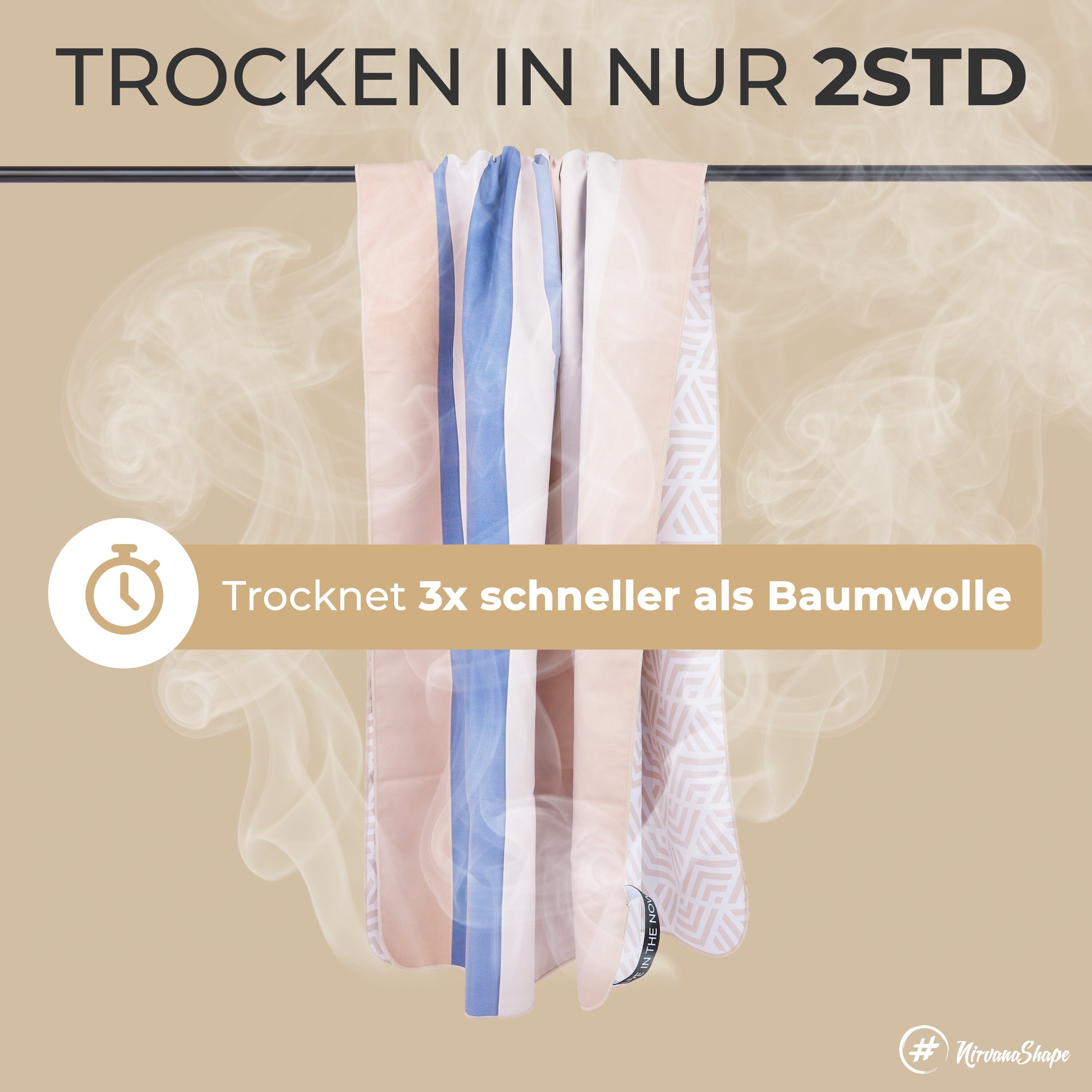 Strandtuch XXL - Strandhandtuch, Mikrofaser Badetuch, Handtuch