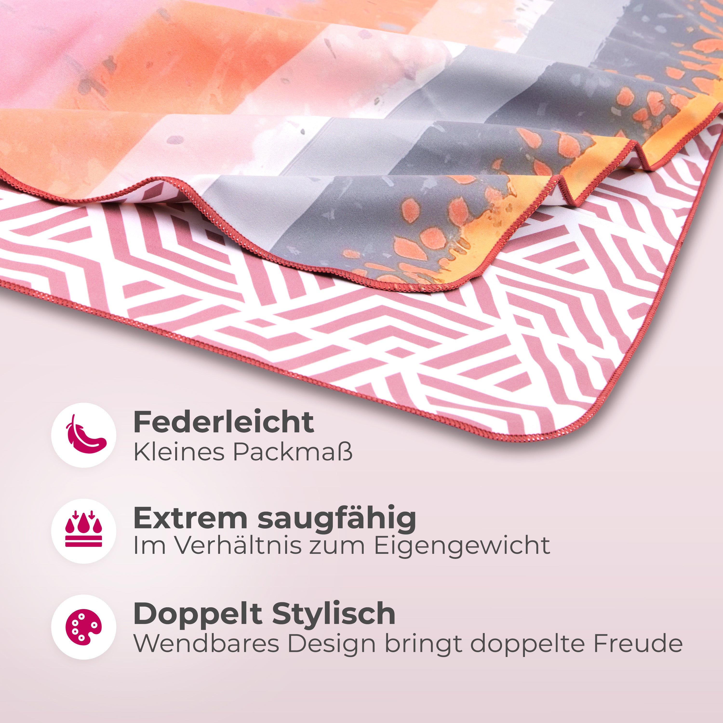 Strandtuch XXL - Strandhandtuch, Mikrofaser Badetuch, Handtuch