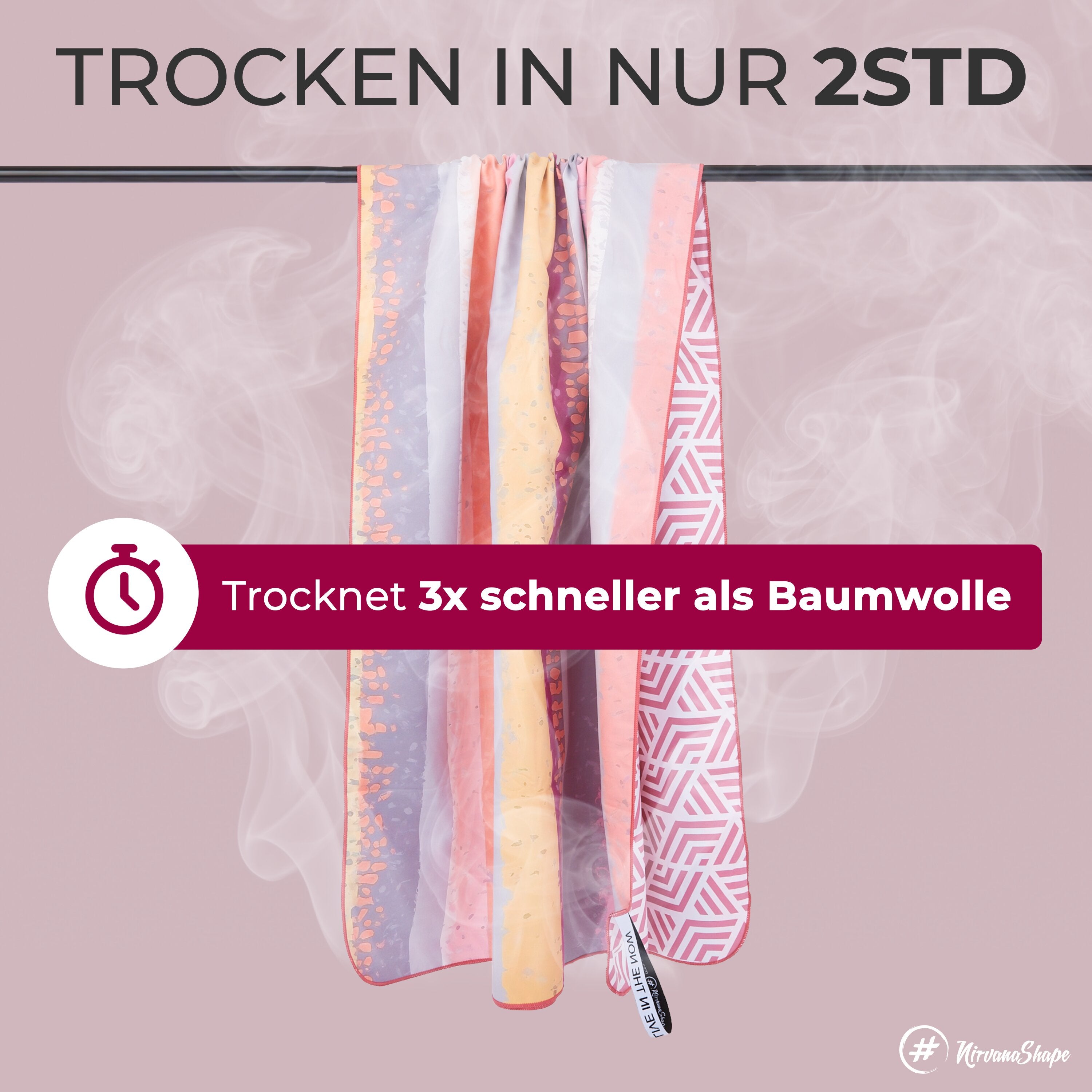 Strandtuch XXL - Strandhandtuch, Mikrofaser Badetuch, Handtuch