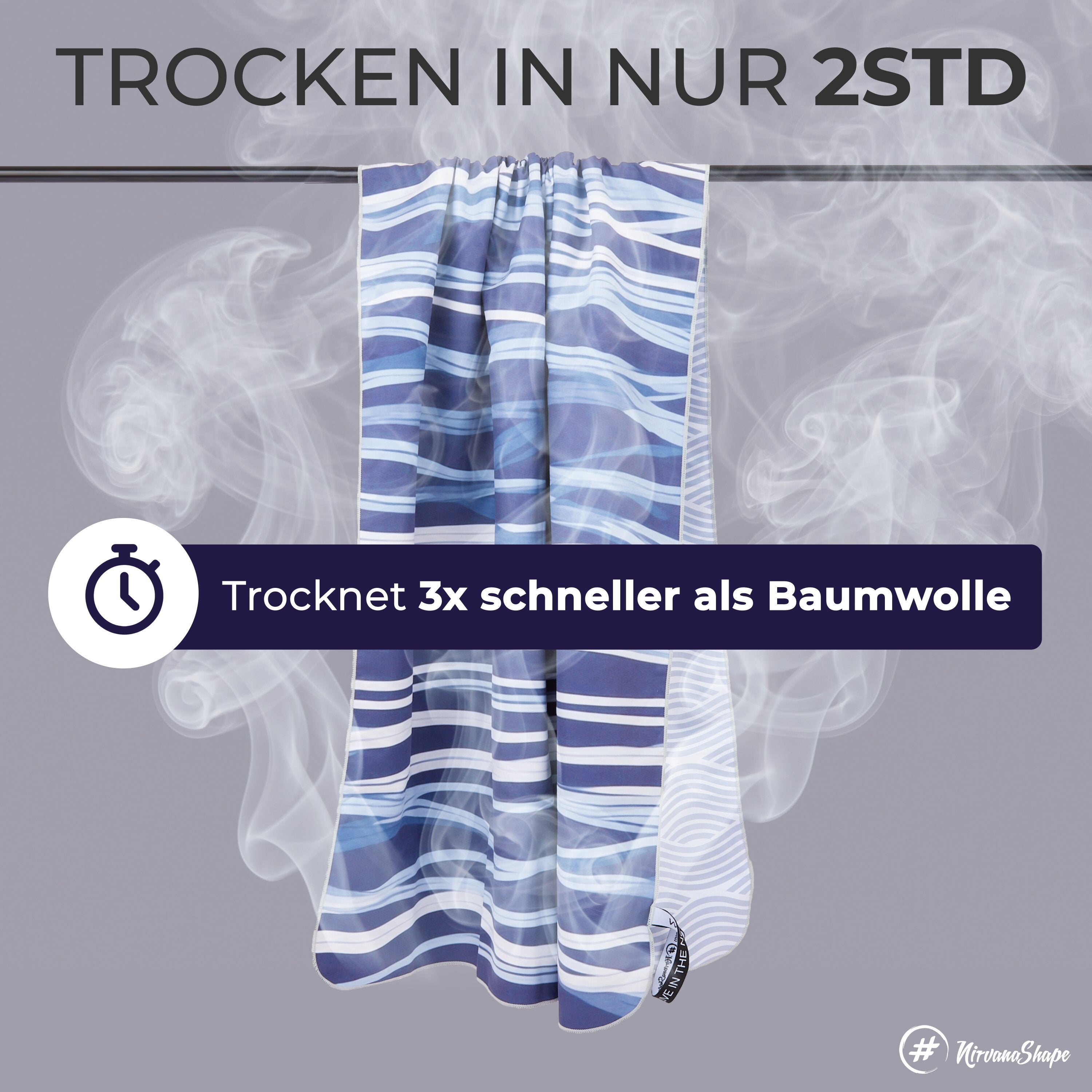 Strandtuch XXL - Strandhandtuch, Mikrofaser Badetuch, Handtuch