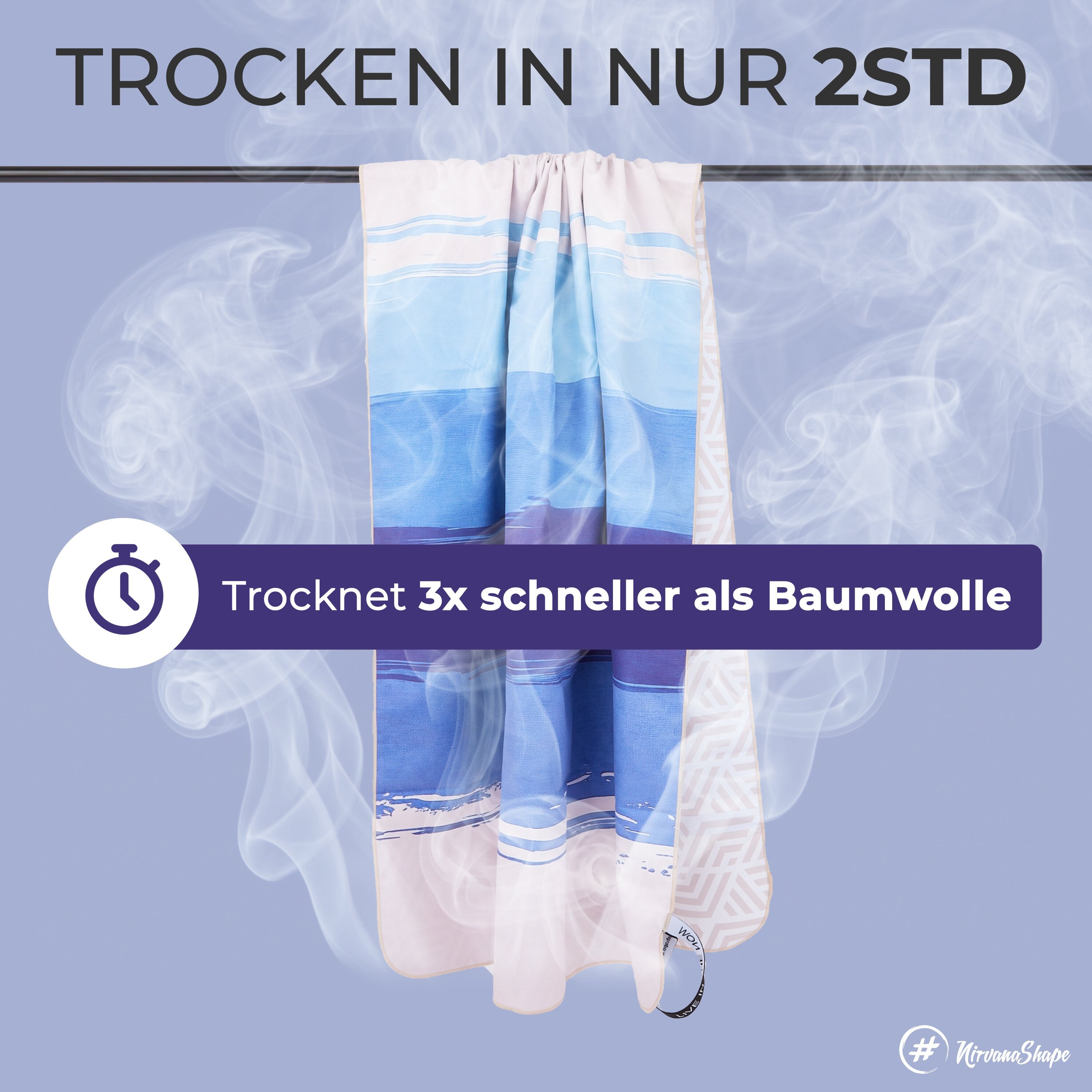 Strandtuch XXL - Strandhandtuch, Mikrofaser Badetuch, Handtuch
