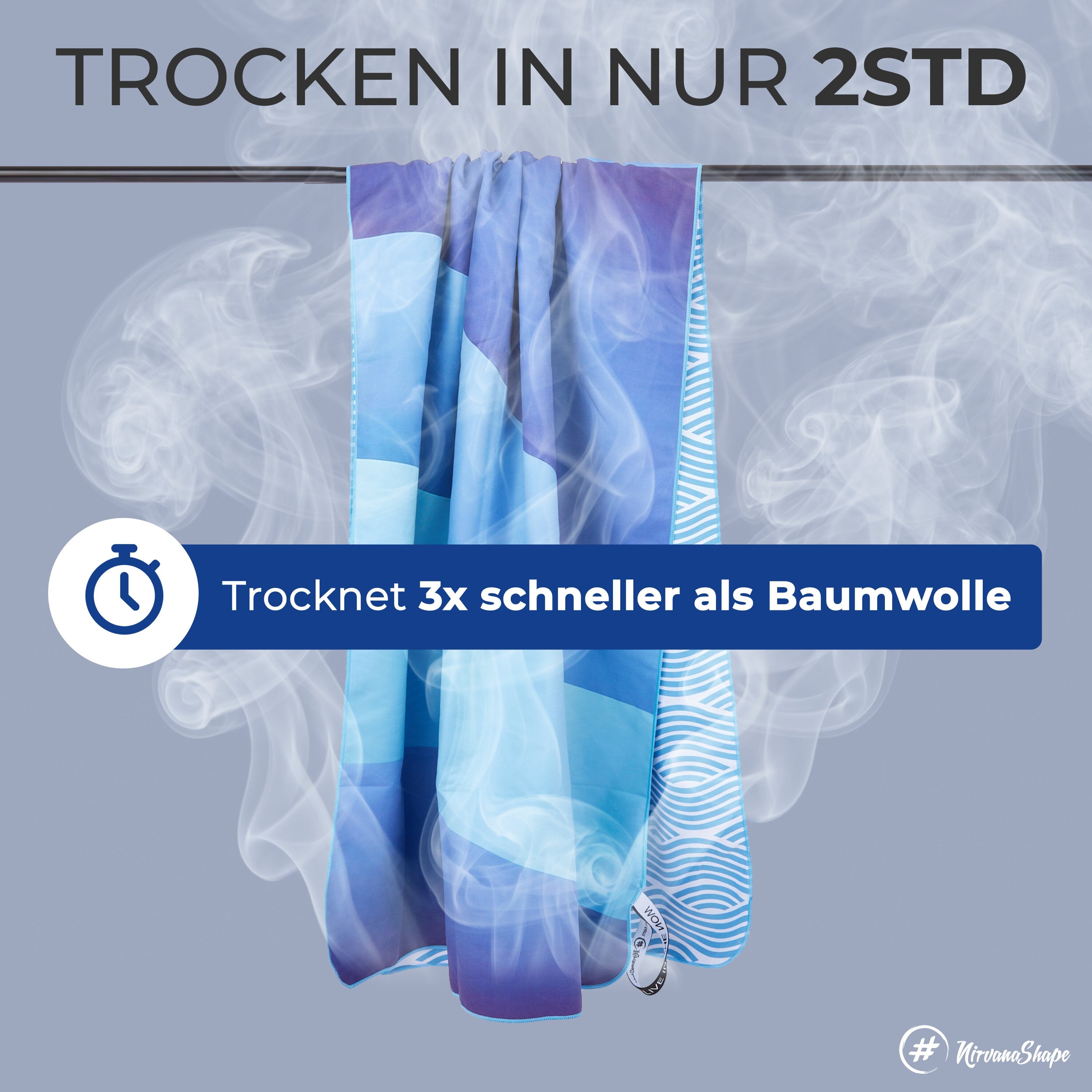 Strandtuch XXL - Strandhandtuch, Mikrofaser Badetuch, Handtuch