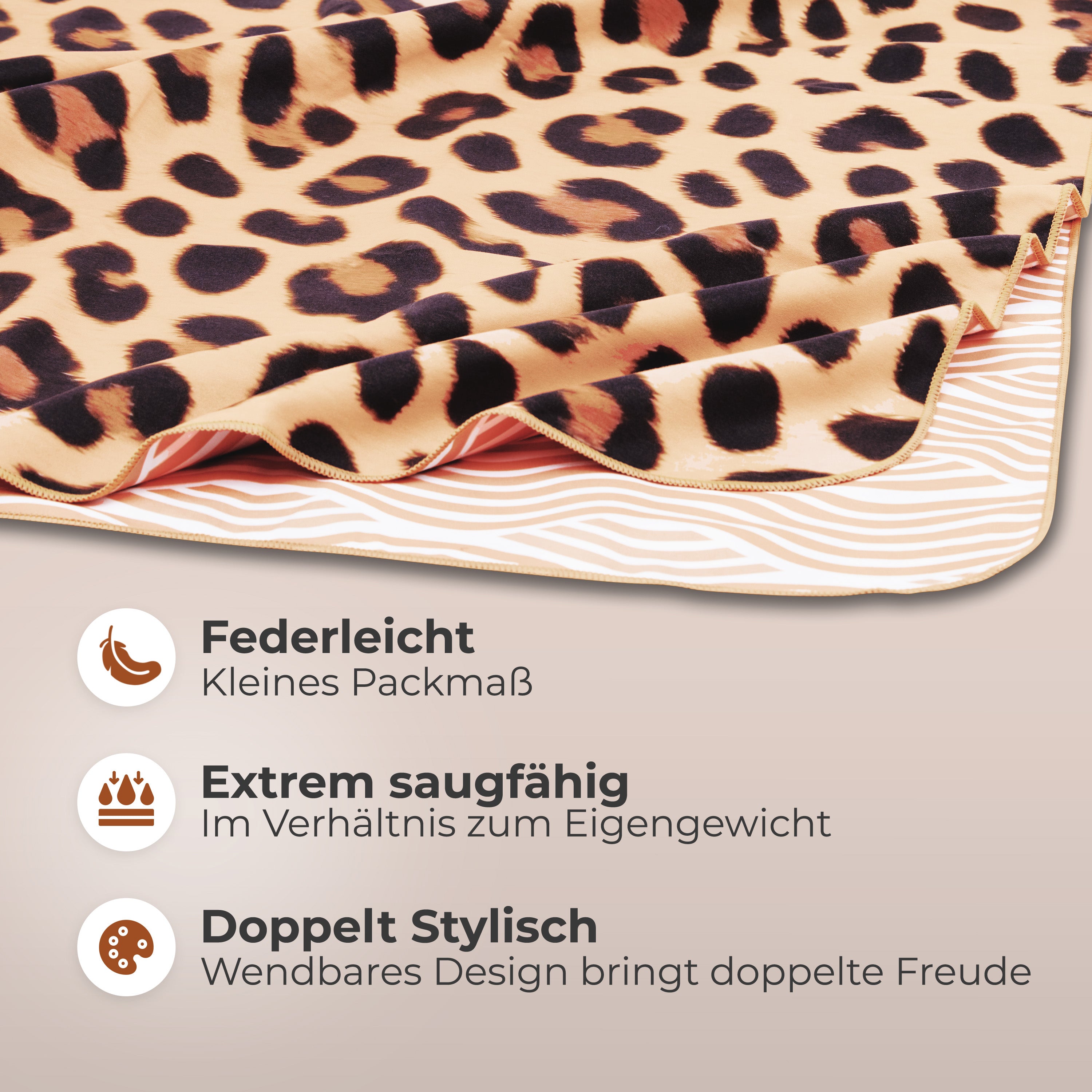 Strandtuch XXL - Strandhandtuch, Mikrofaser Badetuch, Handtuch