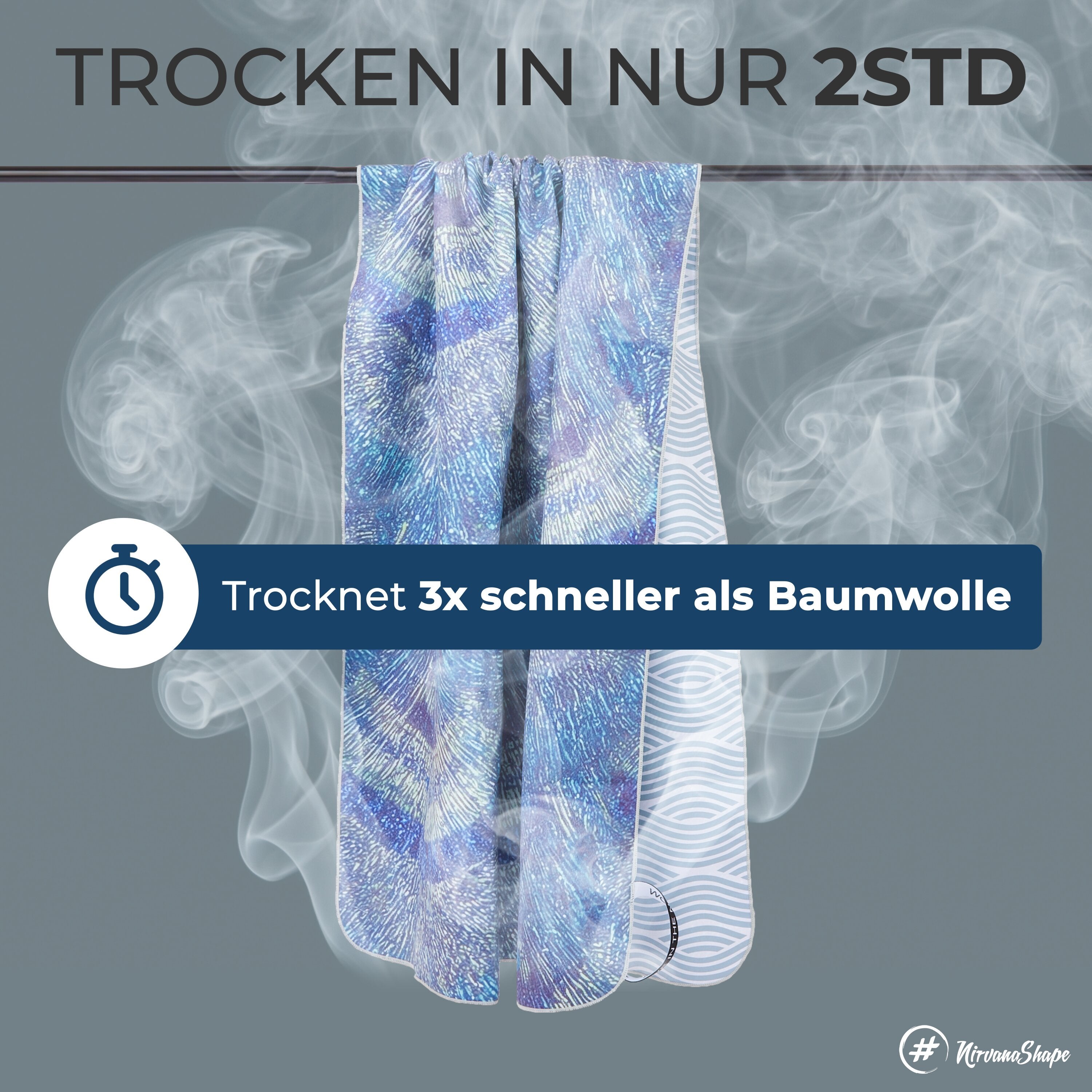 Strandtuch XXL - Strandhandtuch, Mikrofaser Badetuch, Handtuch