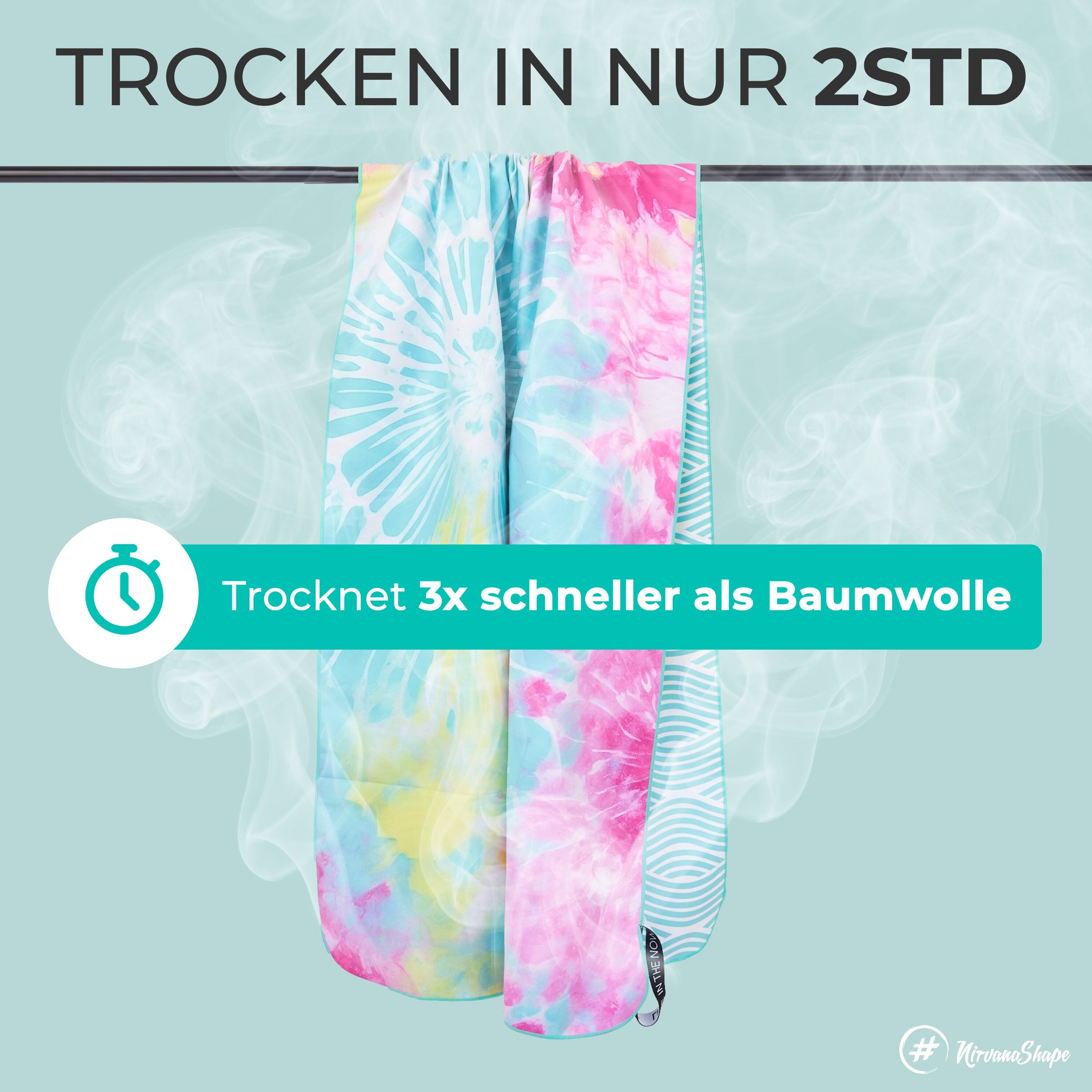 Strandtuch XXL - Strandhandtuch, Mikrofaser Badetuch, Handtuch
