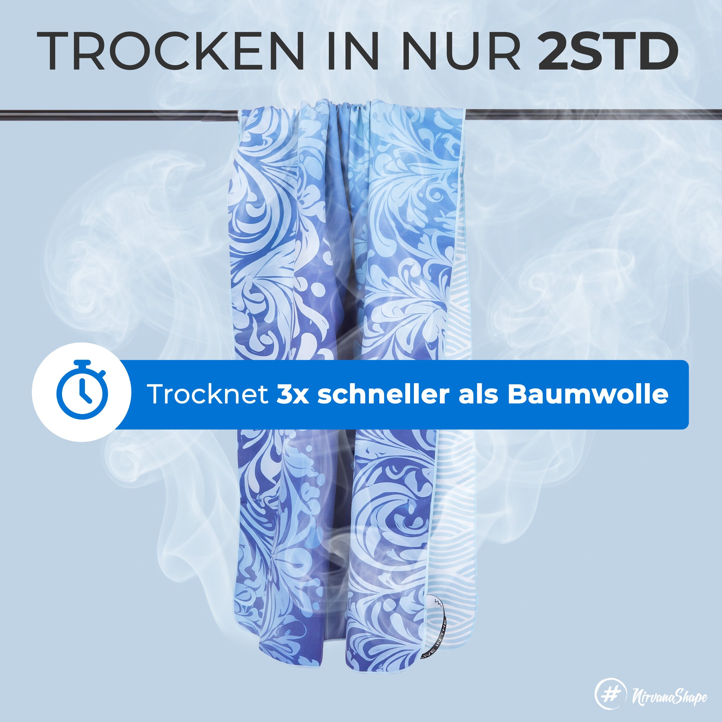 Strandtuch XXL - Strandhandtuch, Mikrofaser Badetuch, Handtuch