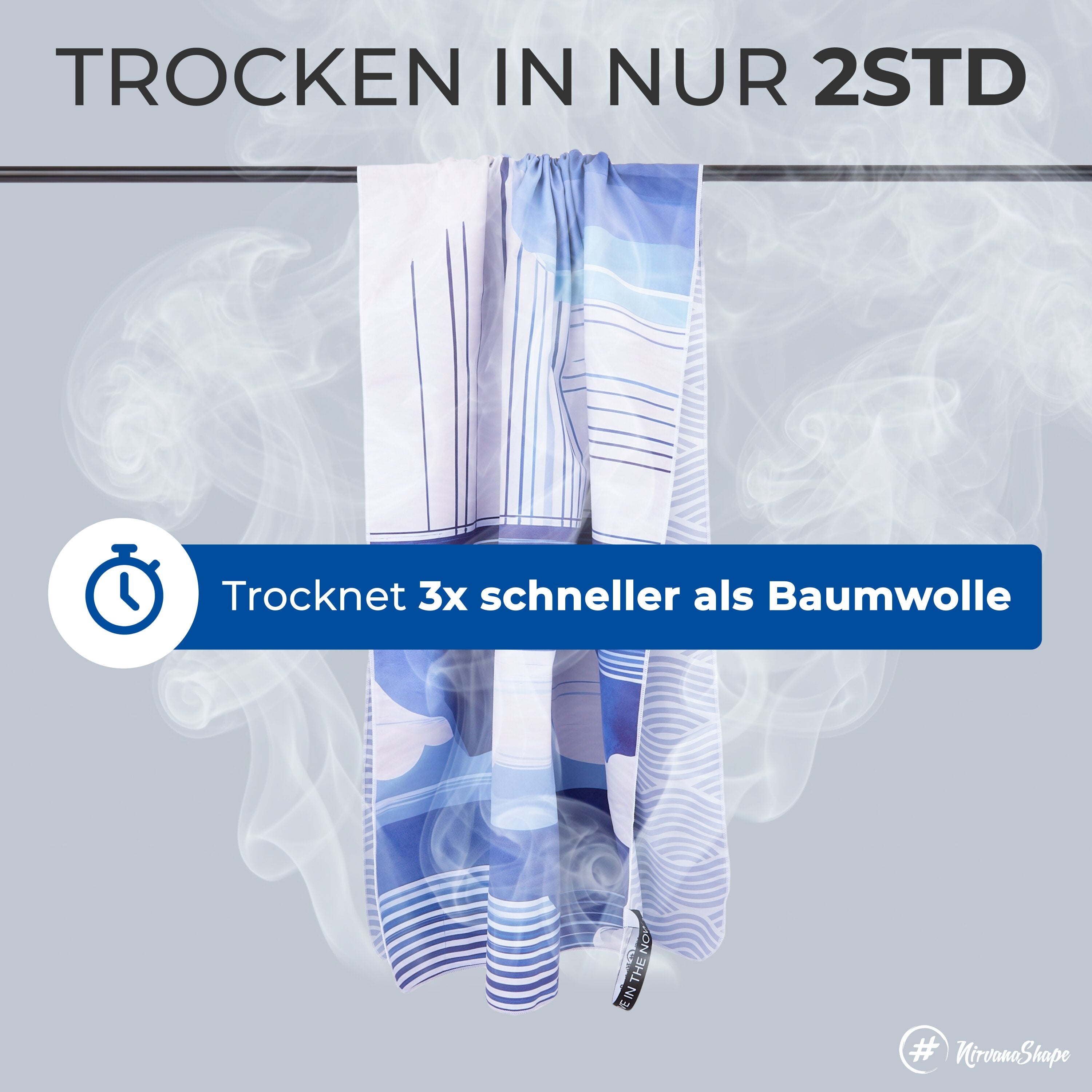 Strandtuch XXL - Strandhandtuch, Mikrofaser Badetuch, Handtuch