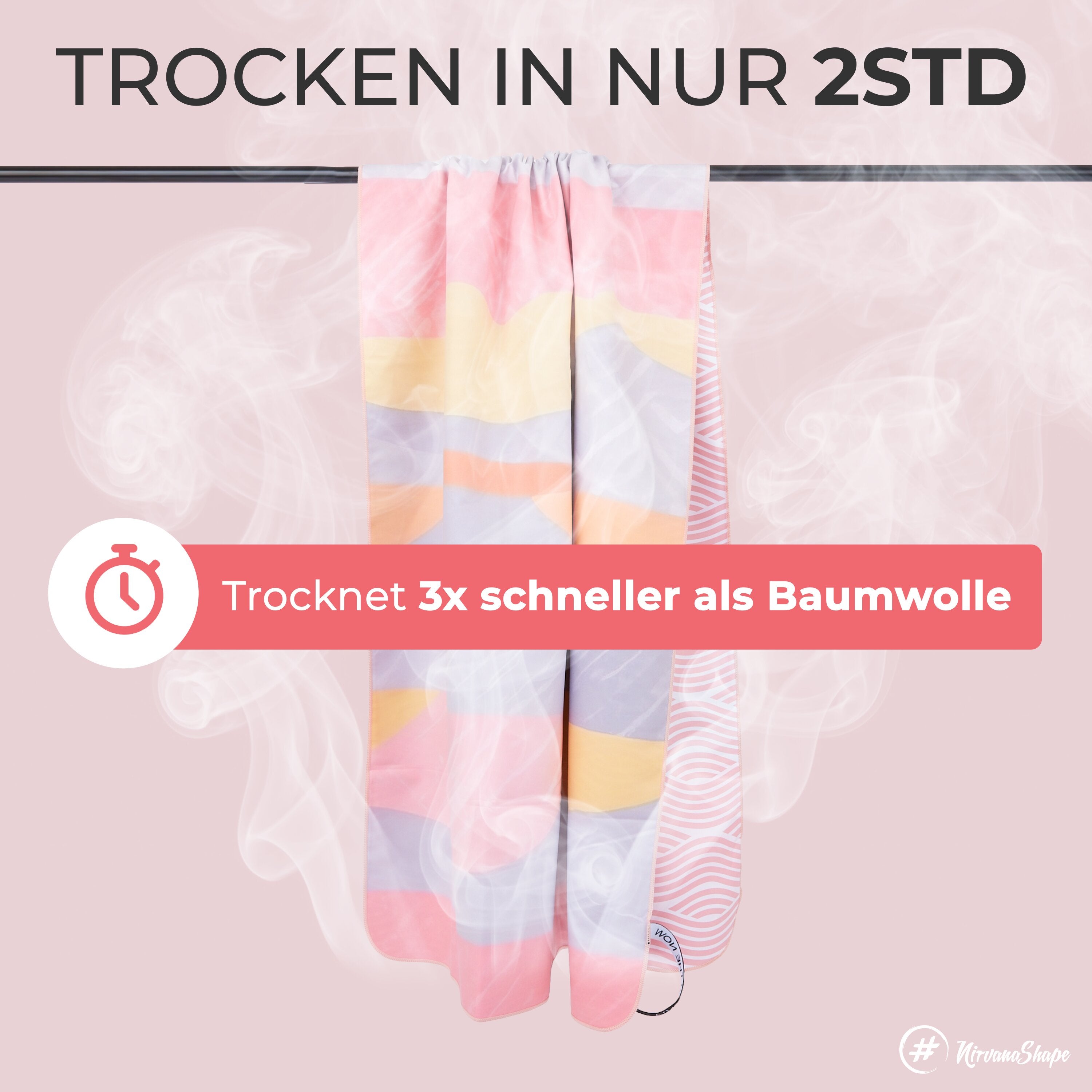 Strandtuch XXL - Strandhandtuch, Mikrofaser Badetuch, Handtuch