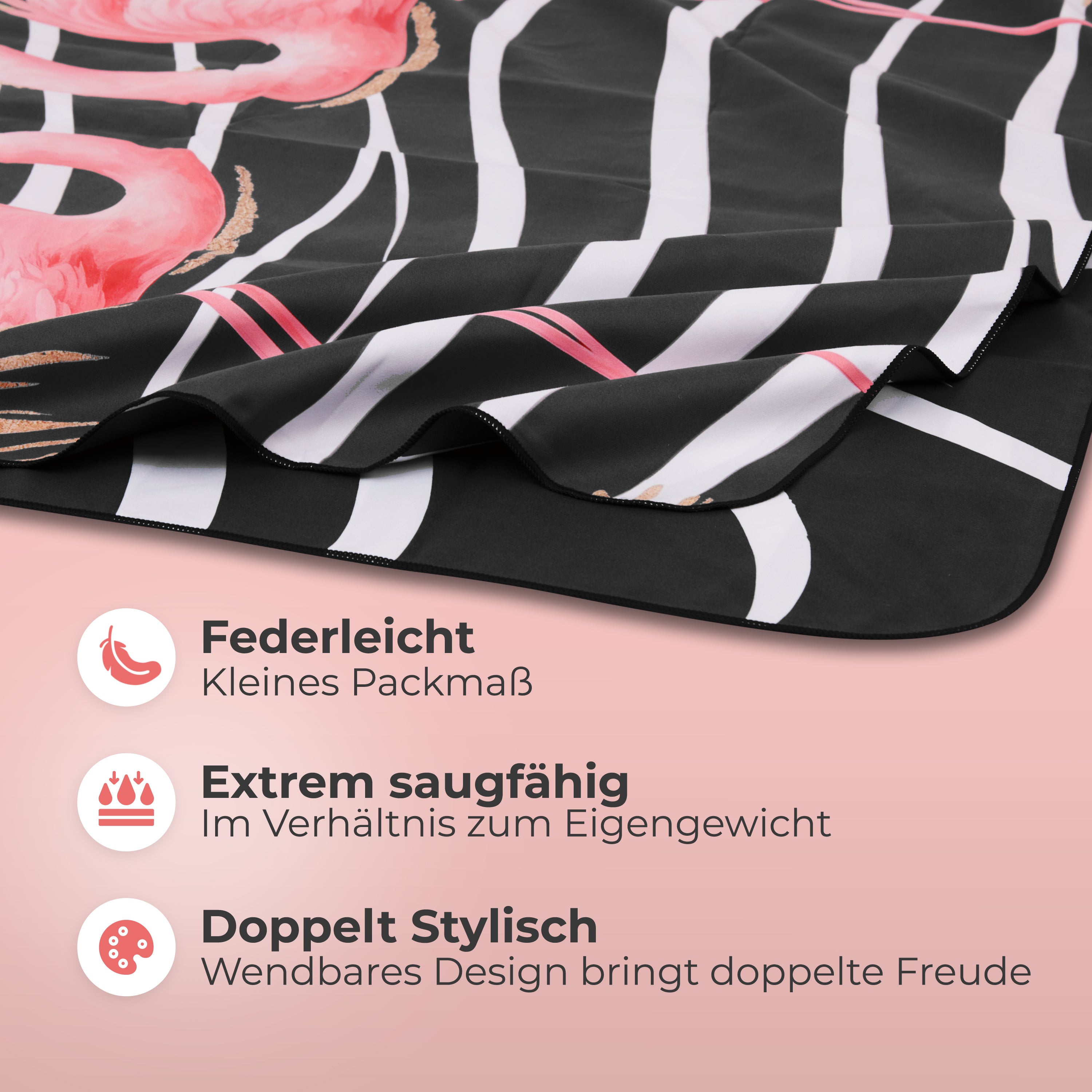Strandtuch XXL - Strandhandtuch, Mikrofaser Badetuch, Handtuch