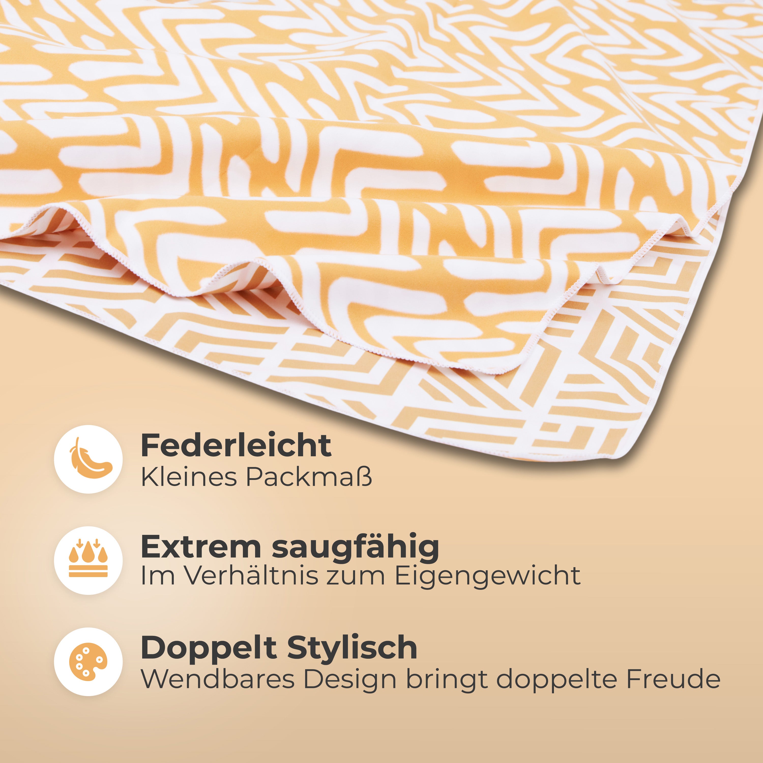 Strandtuch XXL - Strandhandtuch, Mikrofaser Badetuch, Handtuch