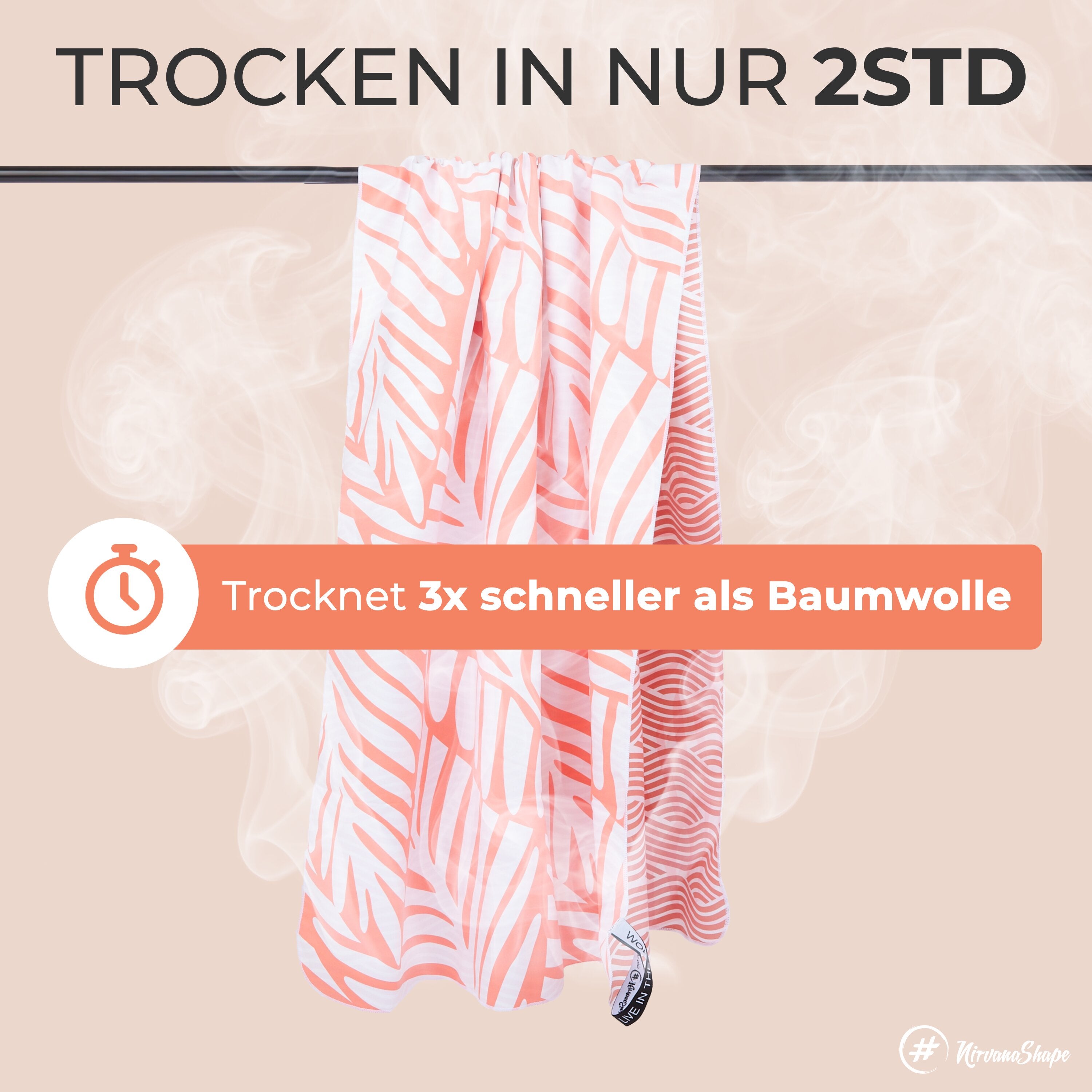 Strandtuch XXL - Strandhandtuch, Mikrofaser Badetuch, Handtuch