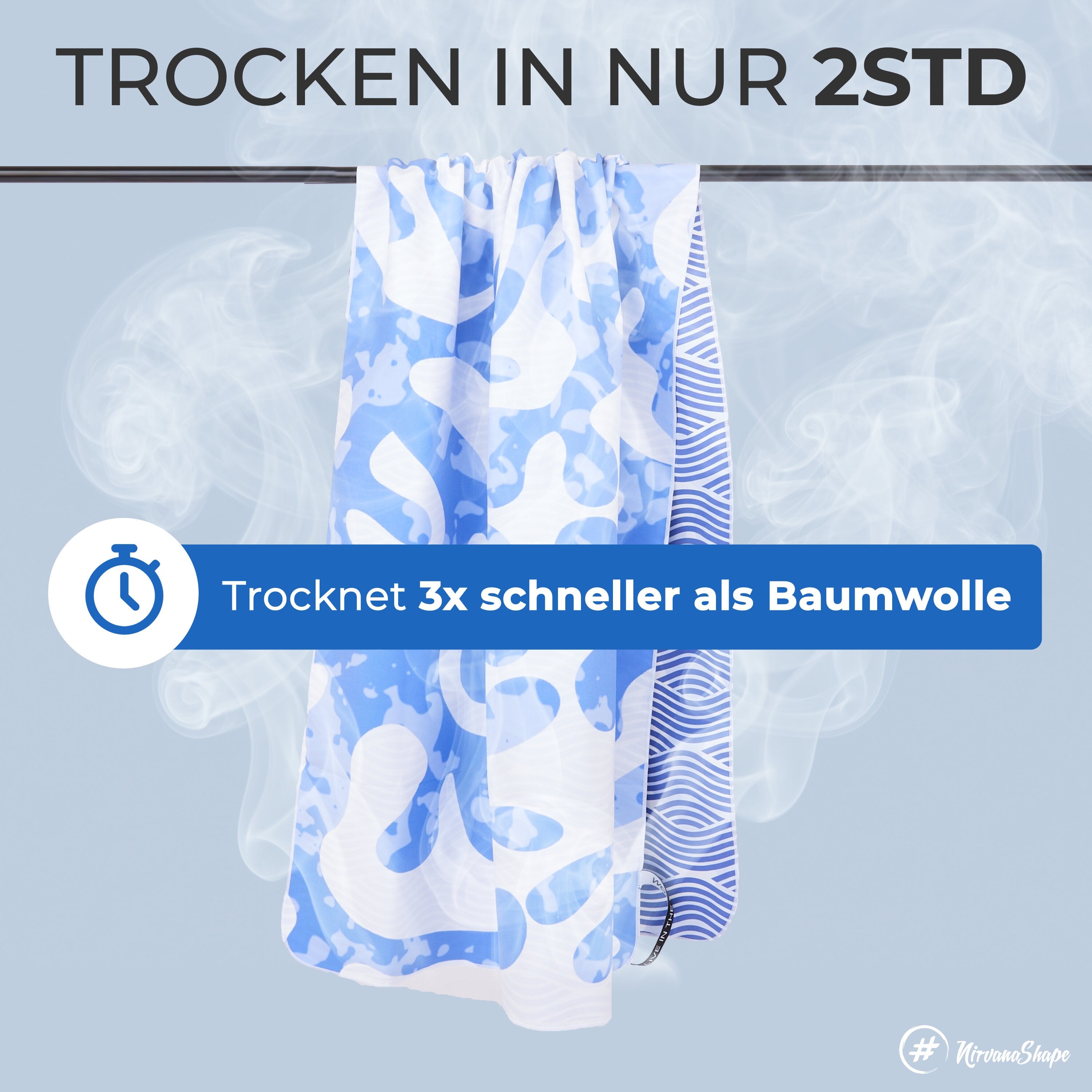 Strandtuch XXL - Strandhandtuch, Mikrofaser Badetuch, Handtuch