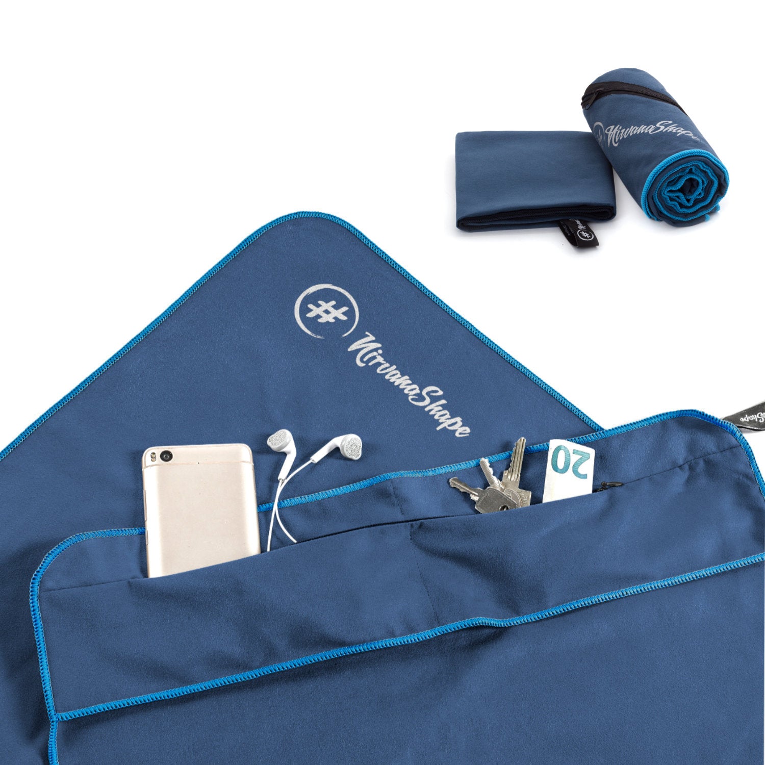 Dein 2er-Fitness-Studio-Set: FITNESS-HANDTUCH + MIKROFASER DUSCHTUCH