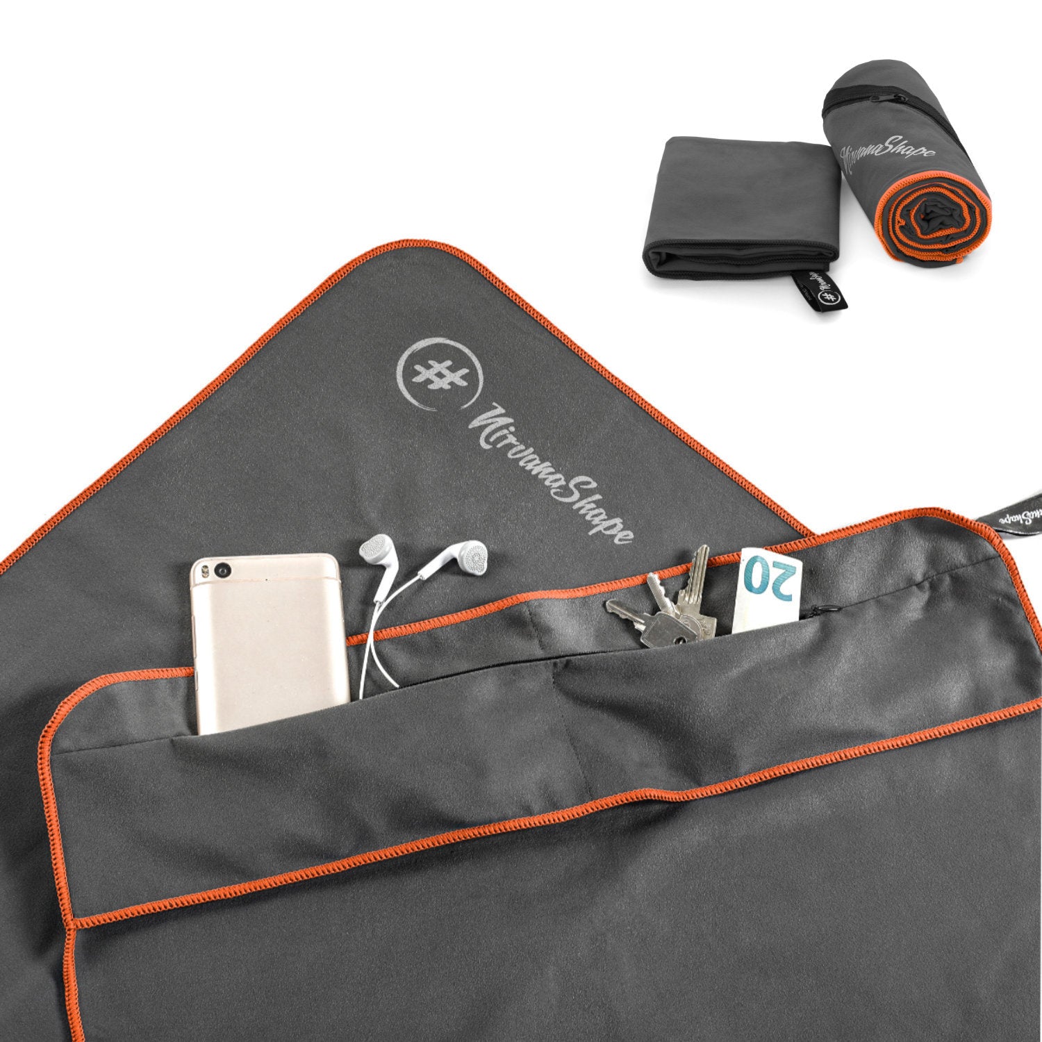 Dein 2er-Fitness-Studio-Set: FITNESS-HANDTUCH + MIKROFASER DUSCHTUCH