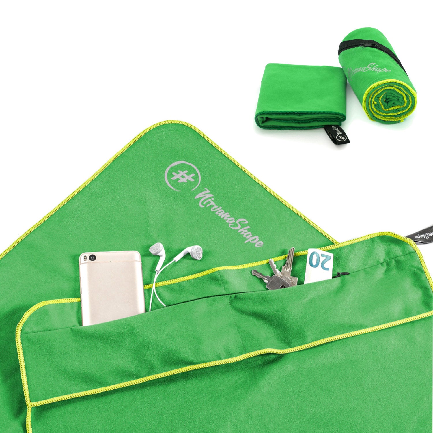 Dein 2er-Fitness-Studio-Set: FITNESS-HANDTUCH + MIKROFASER DUSCHTUCH